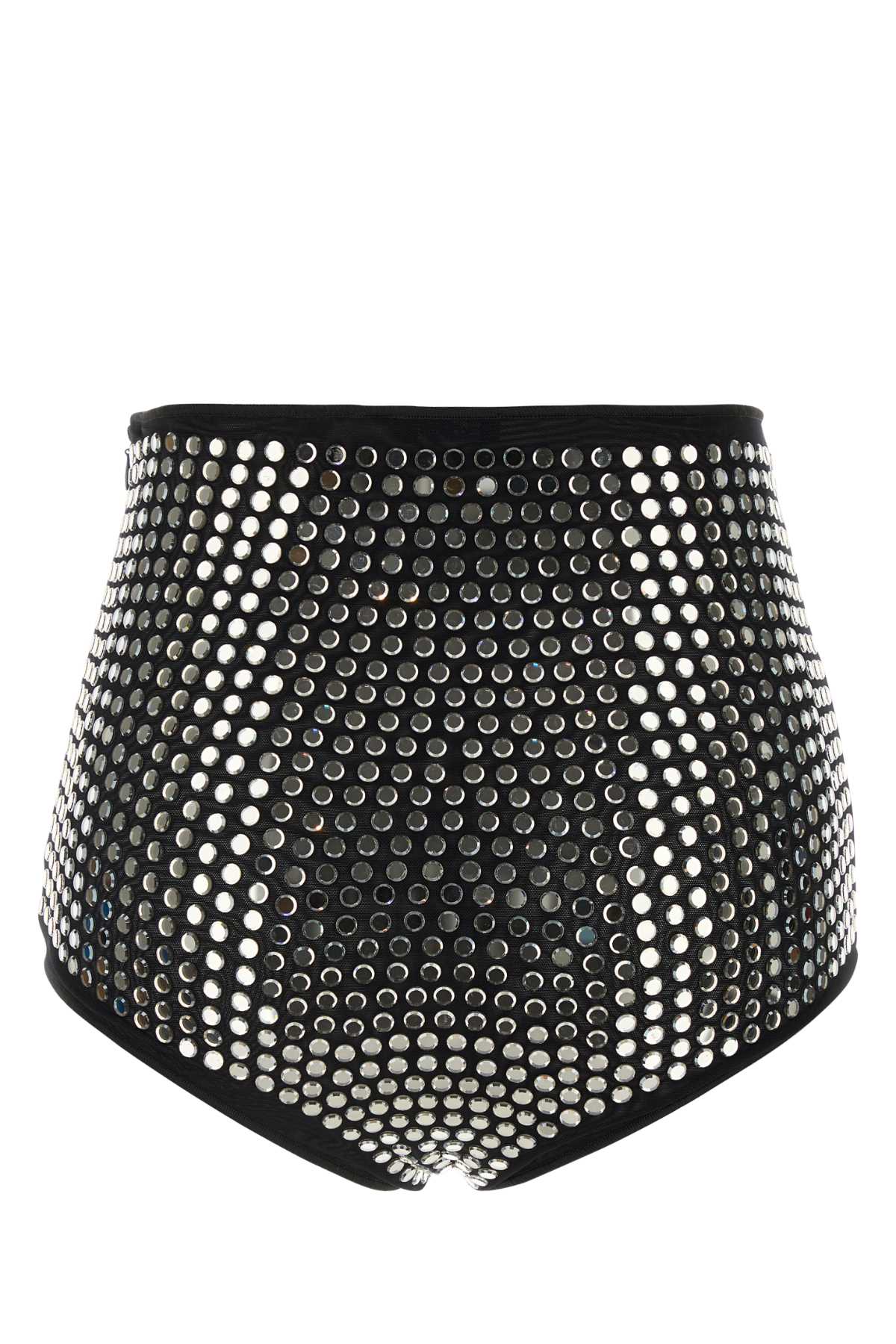 Oseree Crystal High Waisted Shorts