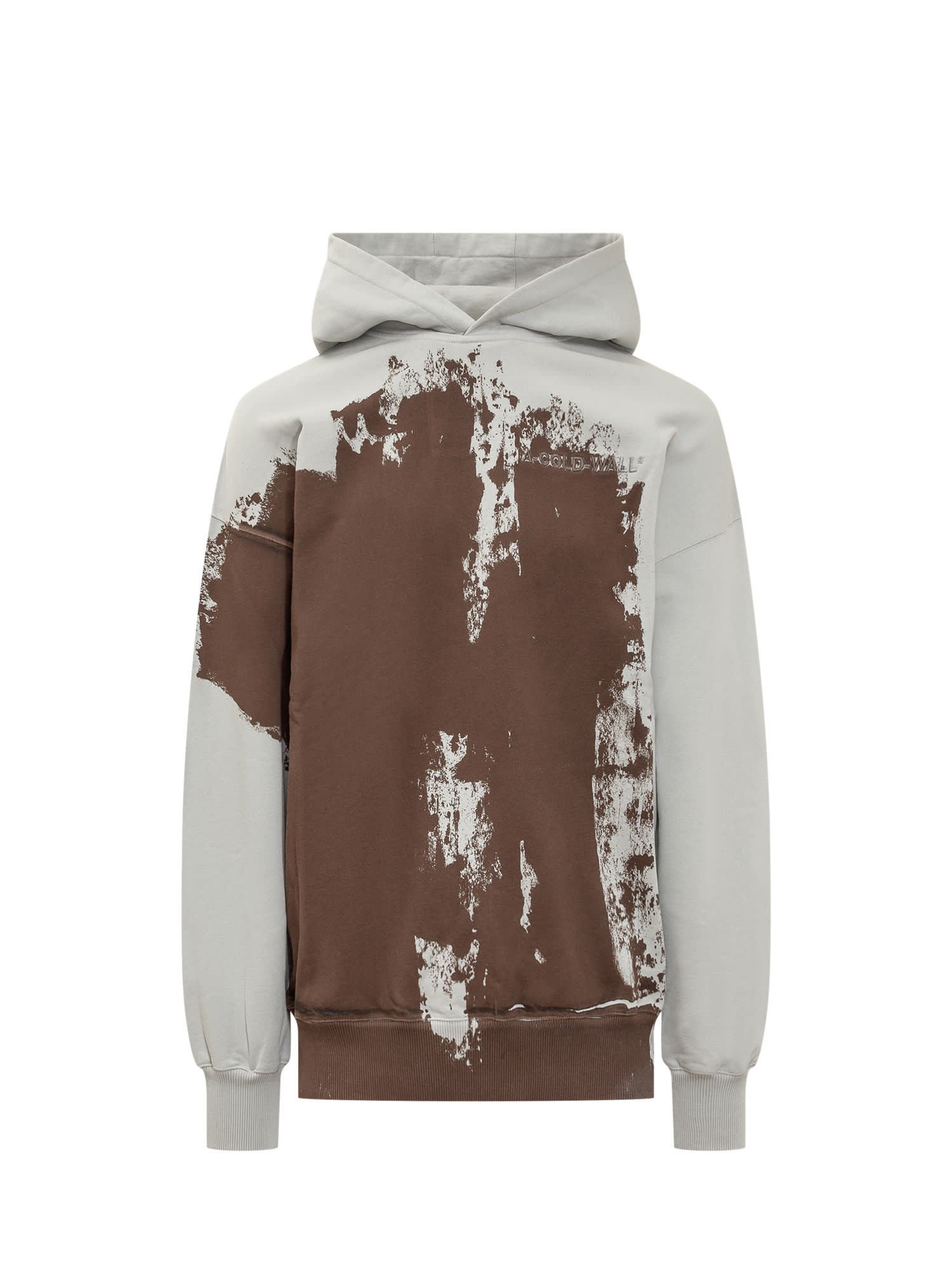Shop A-cold-wall* Relaxed Studio Hoodie In Dark Brown