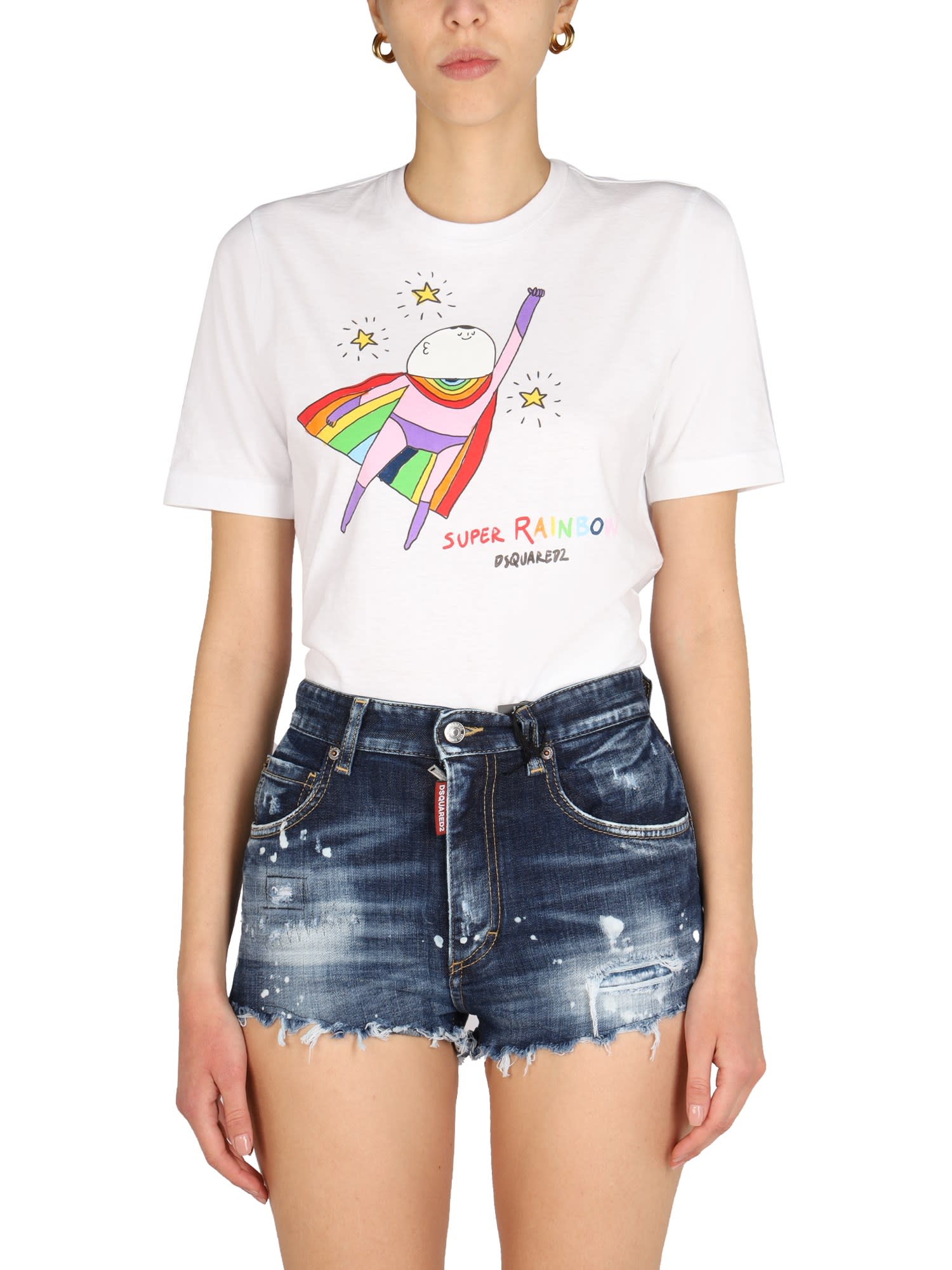 Dsquared2 Super Rainbow Renny T-shirt