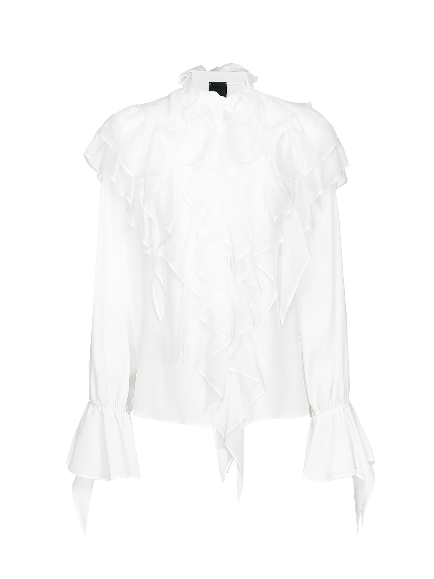 Pinko Ruffled Detailed Blouse In White