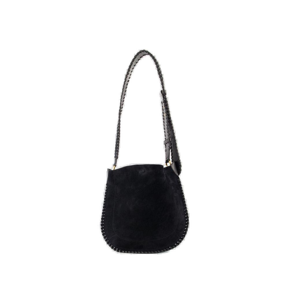 ISABEL MARANT OSKAN WHIPSTITCH TRIM SHOULDER BAG 