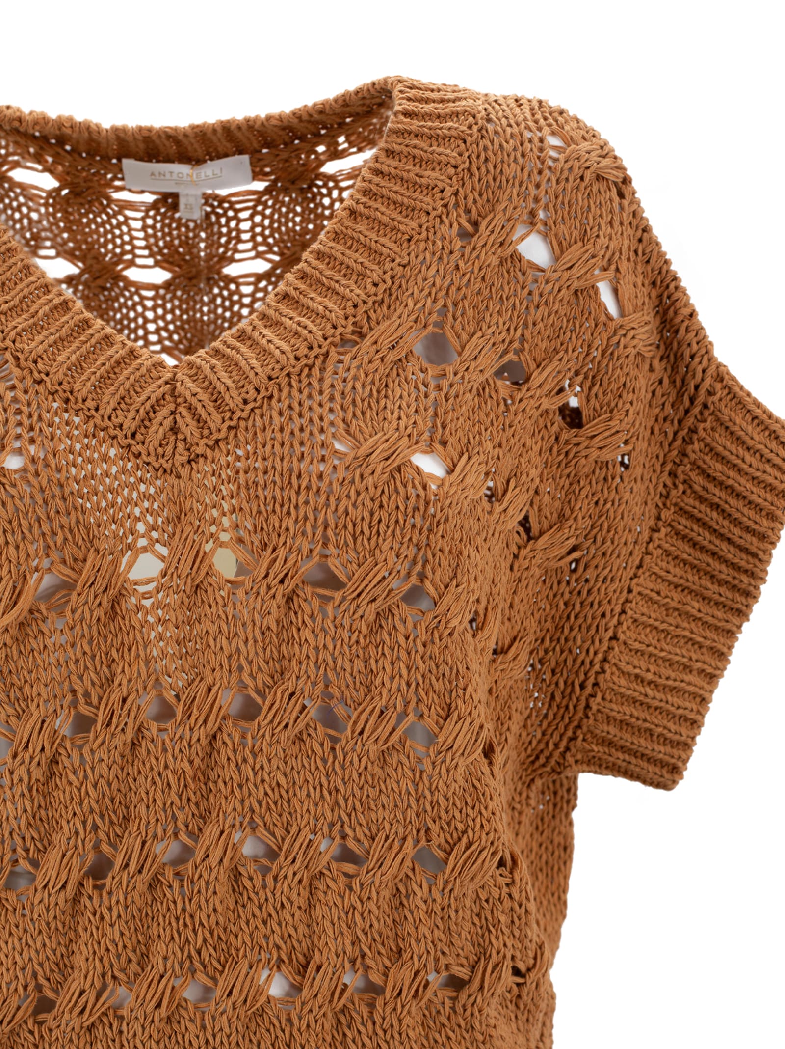 Antonelli Cotton-blend V-neck Sweater