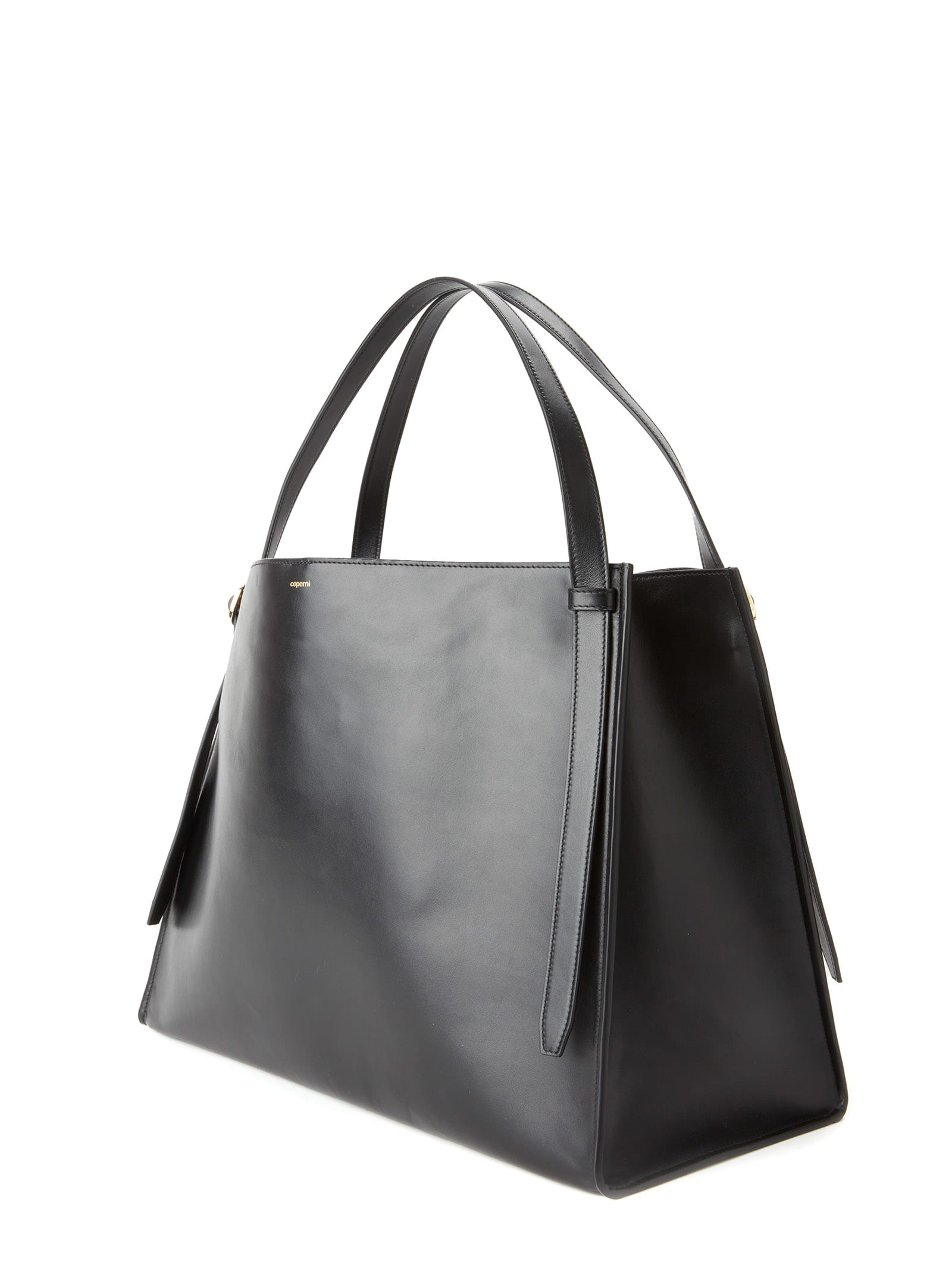 Shop Coperni Belt Tote Tote In Black