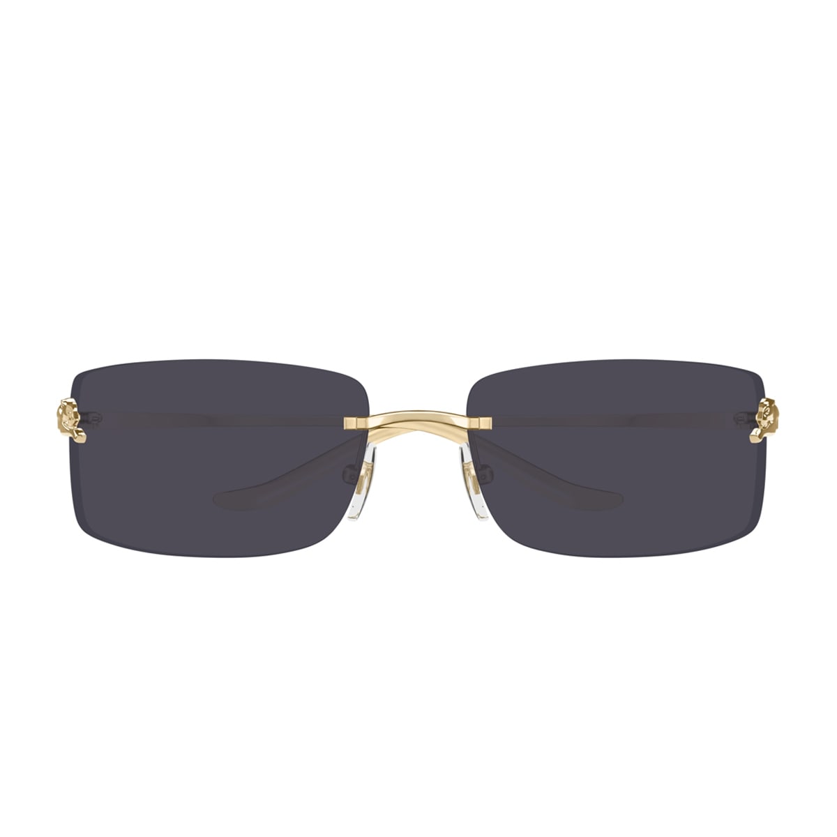 Cartier Ct0503s Panthère De Cartier 001 Gold Grey Sunglasses