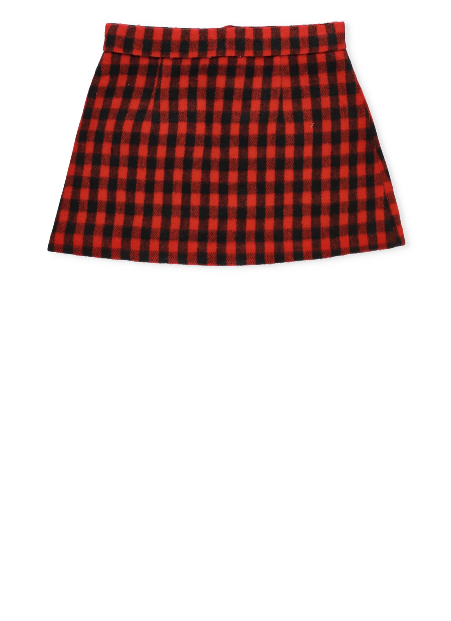 Shop N°21 Wool Blend Skirt In Red