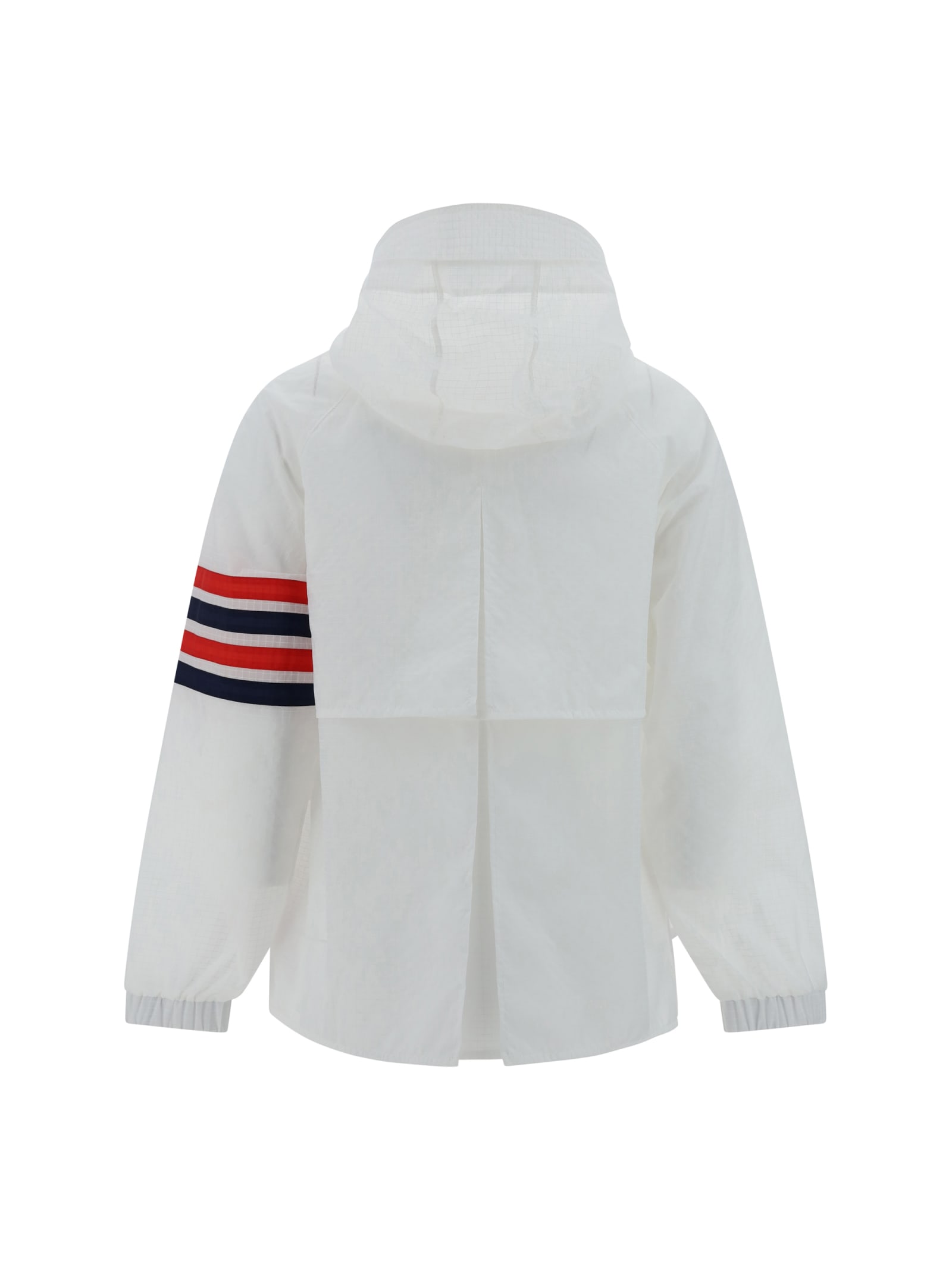 Shop Thom Browne Jacket In White