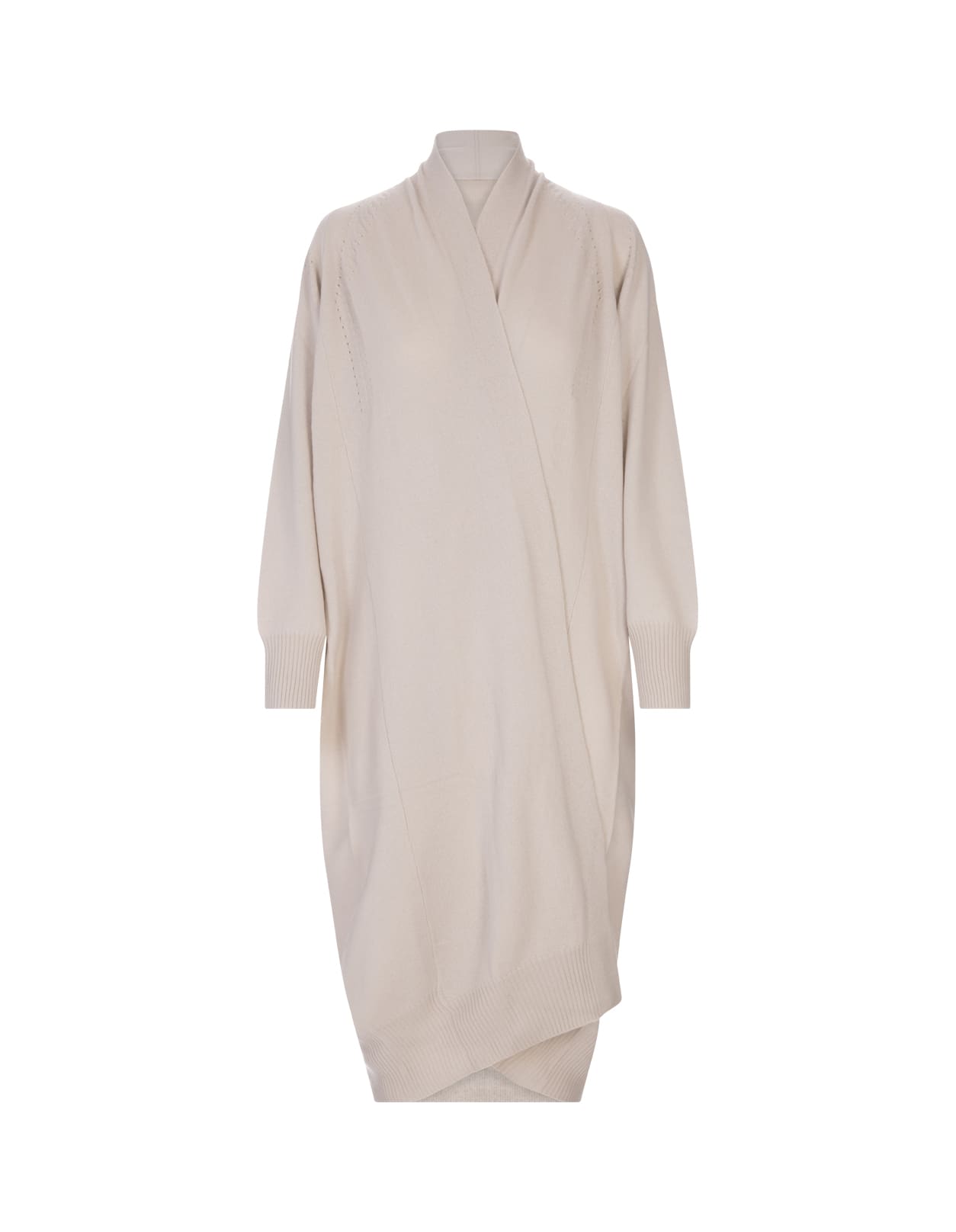 Fedeli Woman Long Cardigan In Butter Cashmere