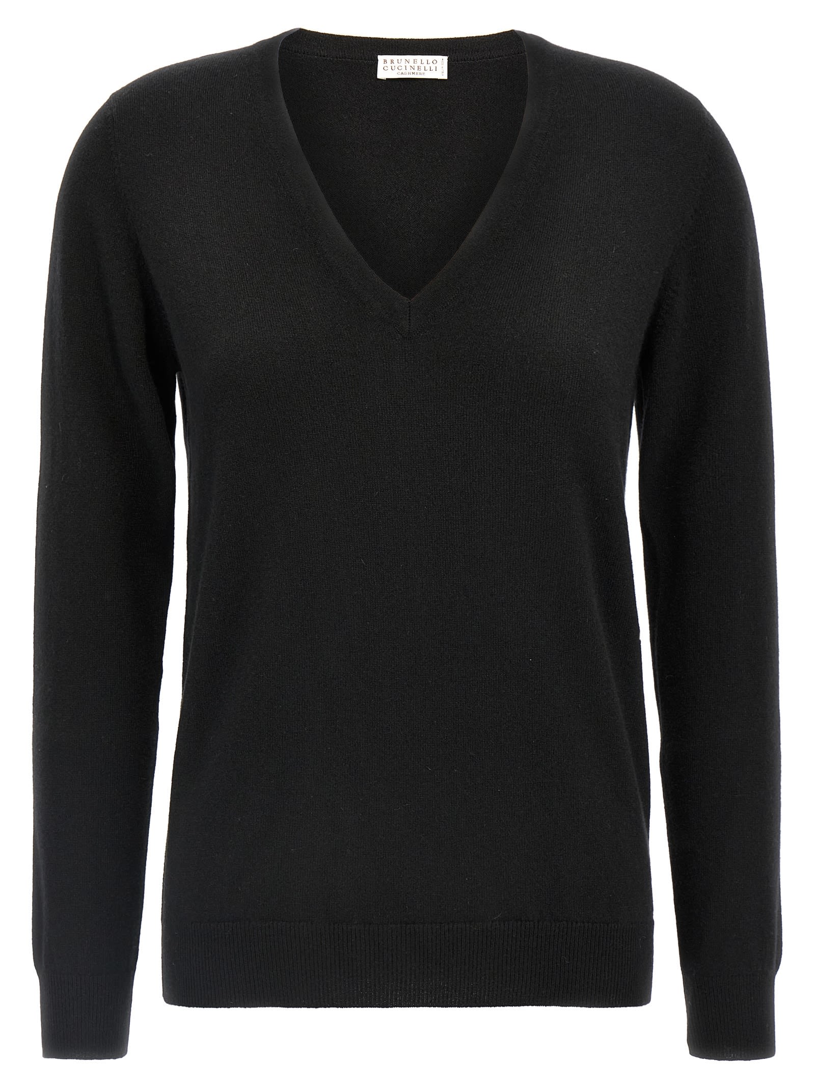 Shop Brunello Cucinelli Cashmere Sweater In Black