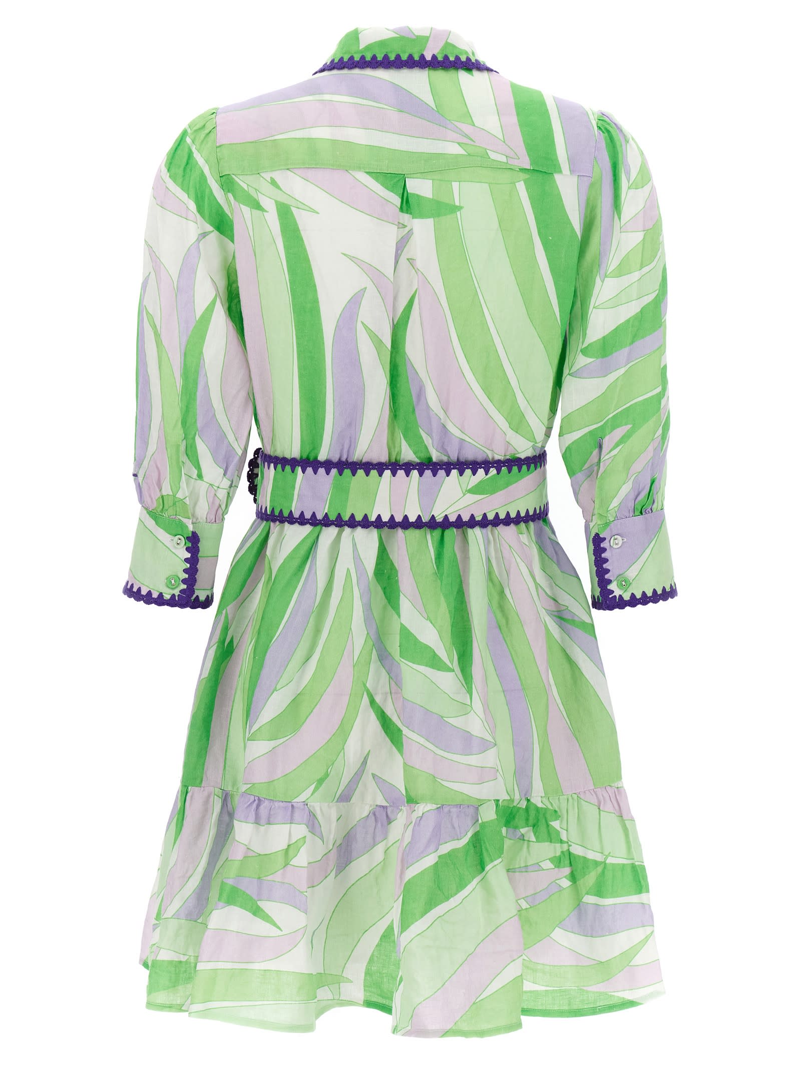 Shop Mc2 Saint Barth Daisi Dress In Multicolor