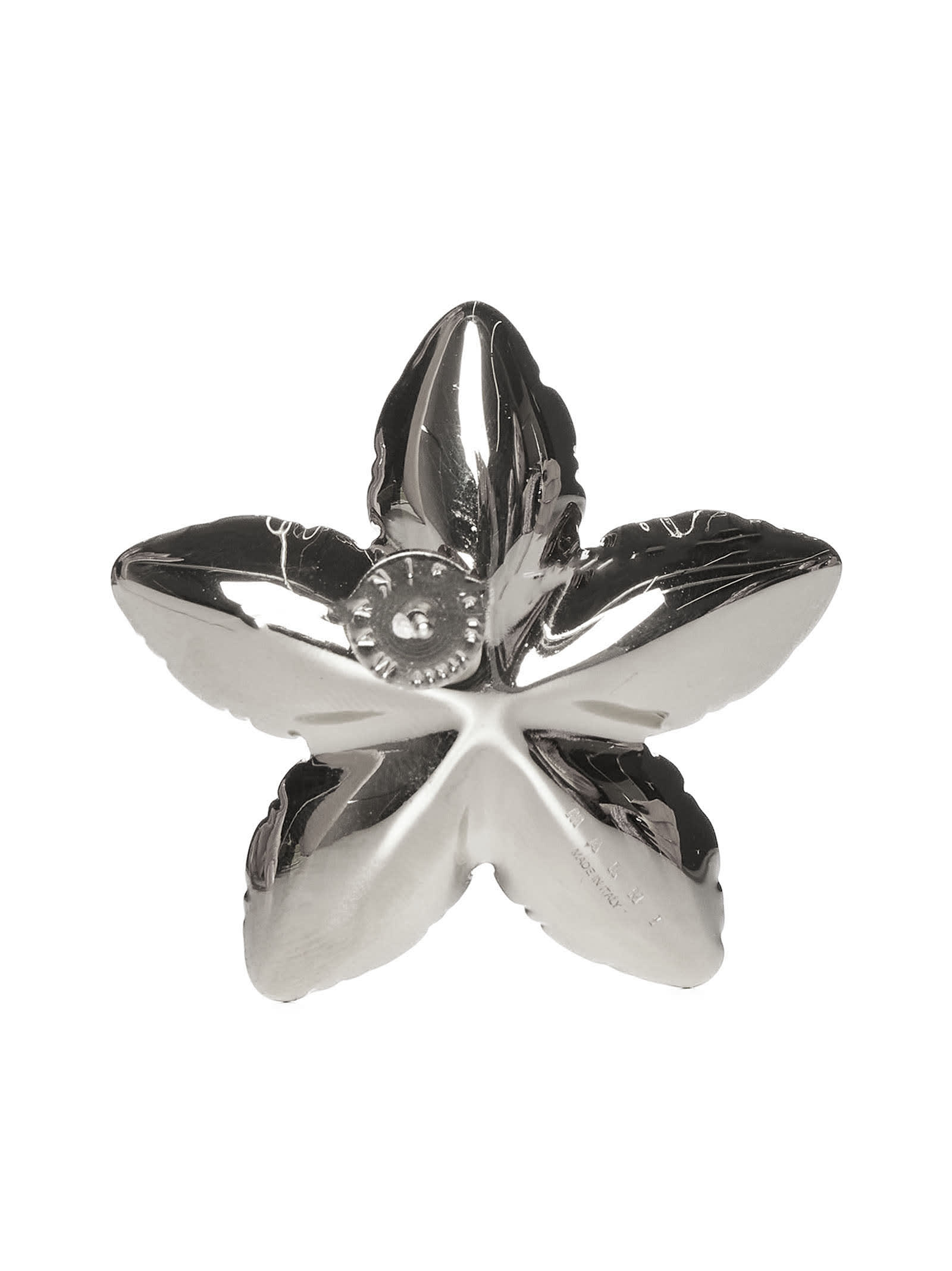 Marni Floral Earrings In Metallic