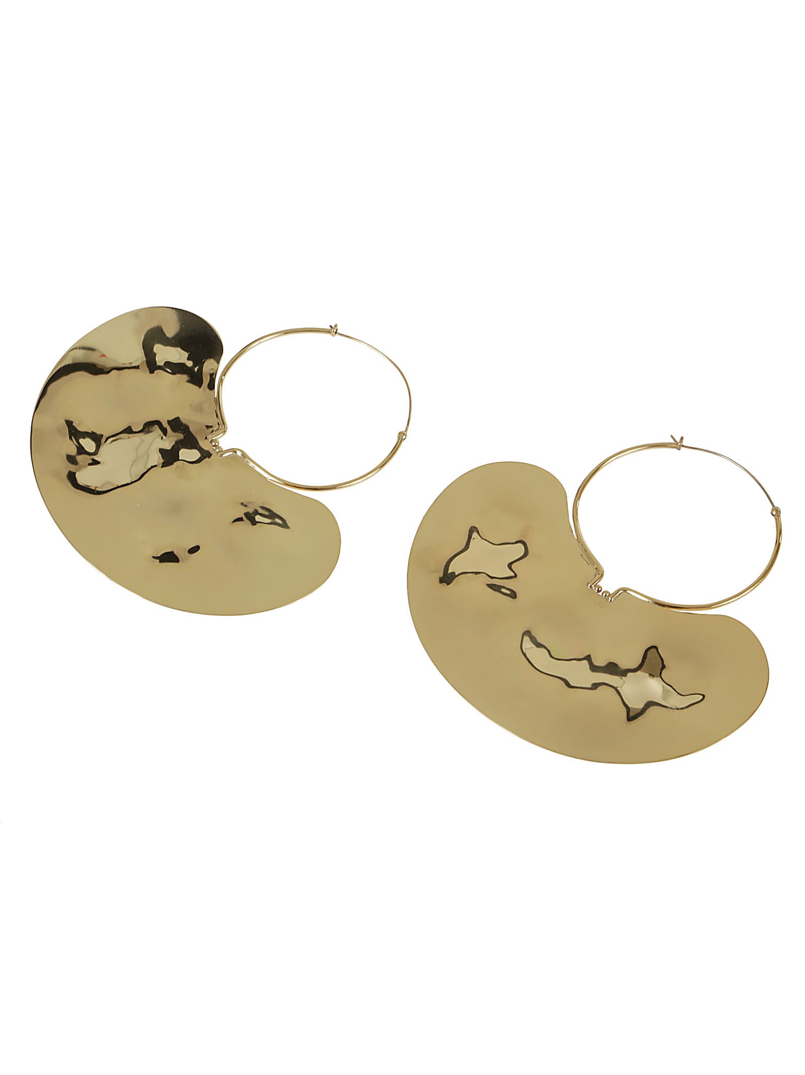 Shop Patou Iconic Large Hoop Earring In G Gold