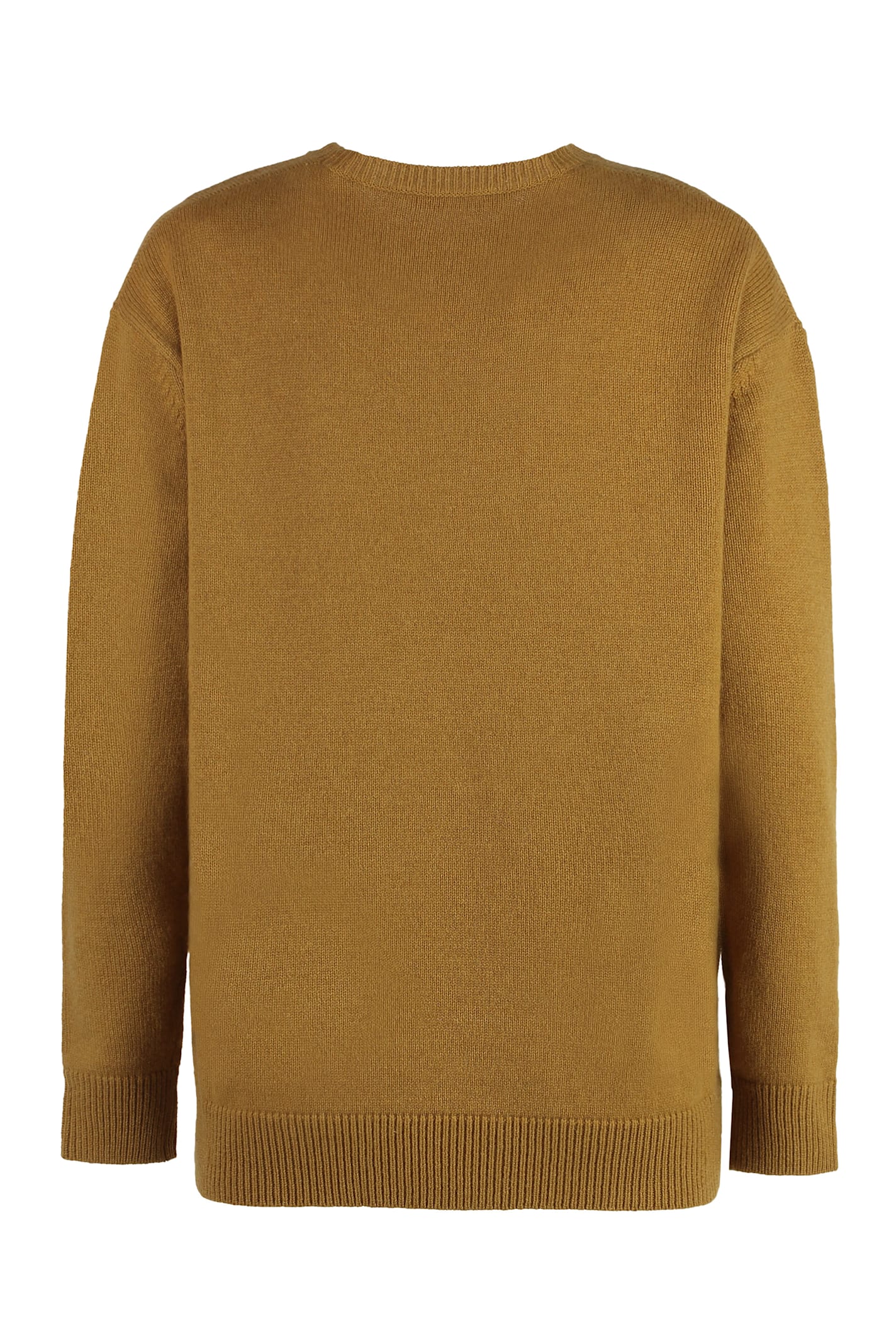 Shop Max Mara Plata Wool And Cashmere Sweater In Camel