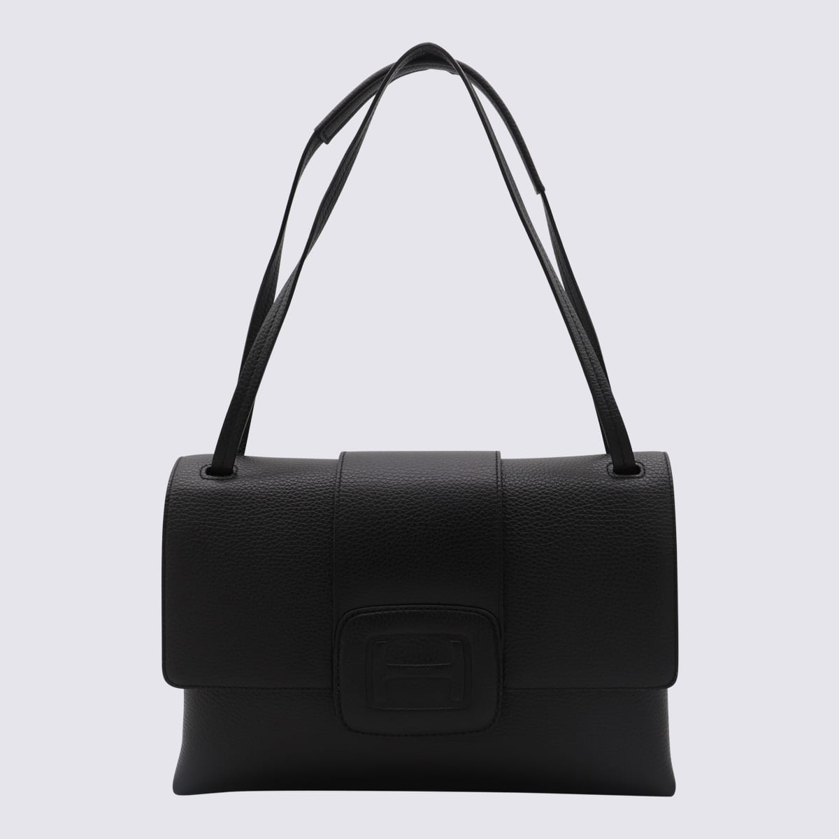 Black Leather Shoulder Bag