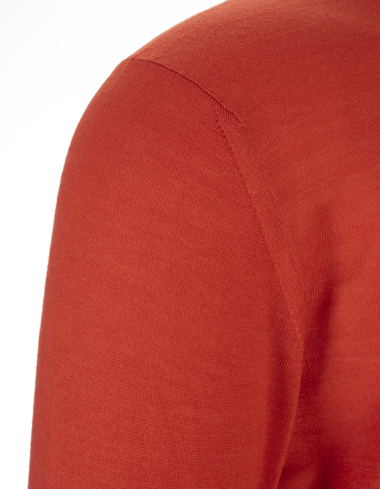 Shop Fedeli Orange Silk And Cashmere Pullover