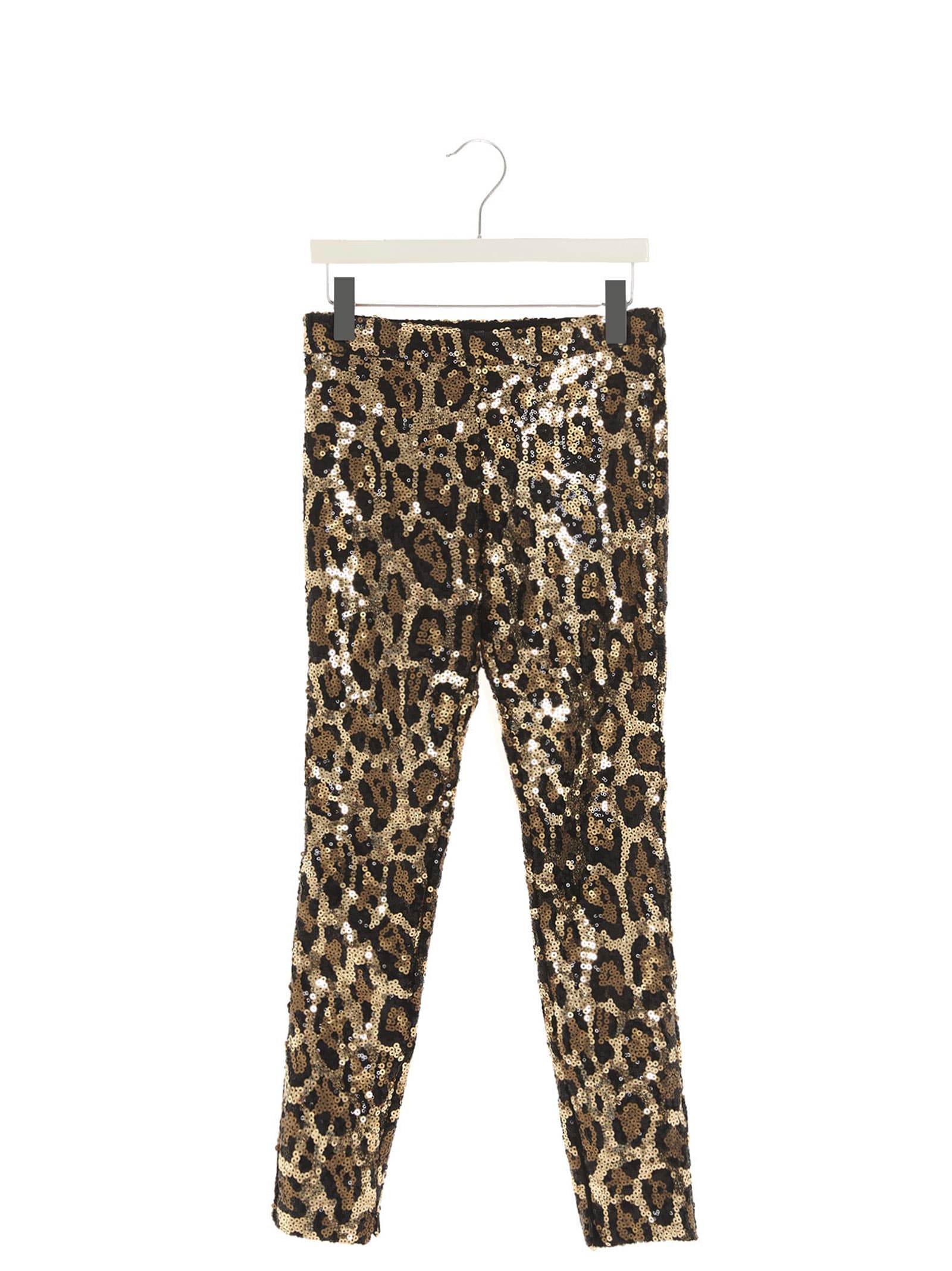 Dolce & Gabbana Leopard Sequin Leggings