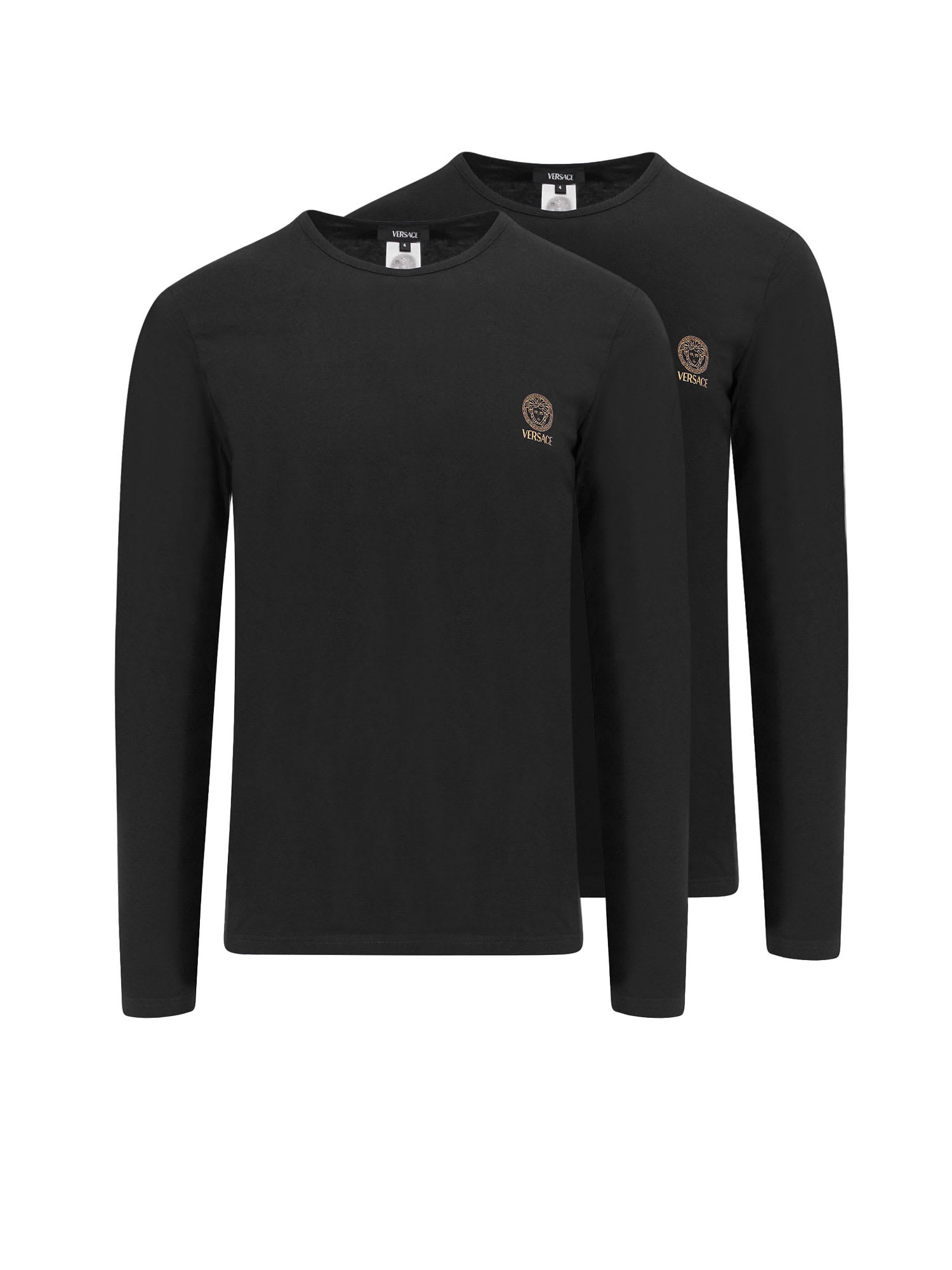 Shop Versace T-shirt In Nero