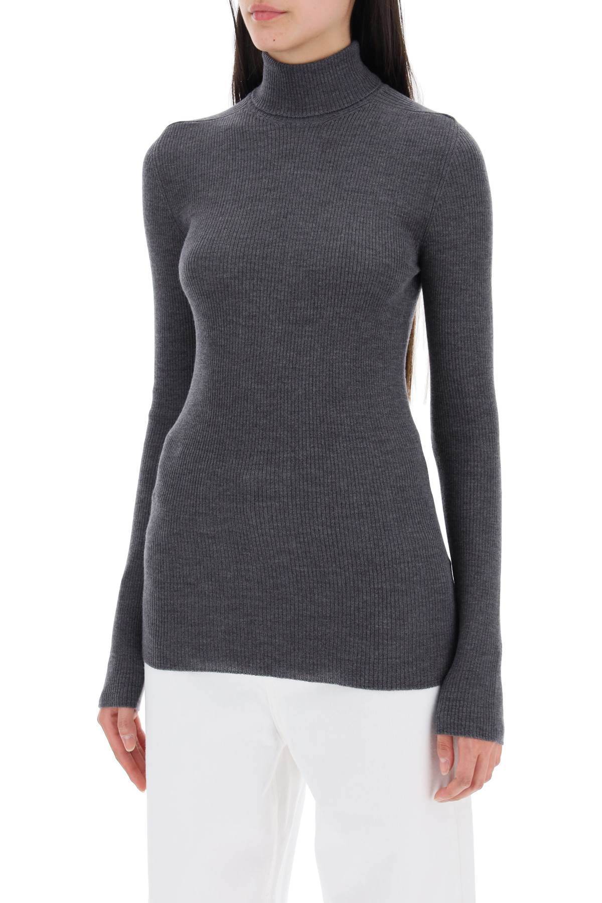 Shop Wardrobe.nyc Merino Wool Dolcev In Charcoal (grey)