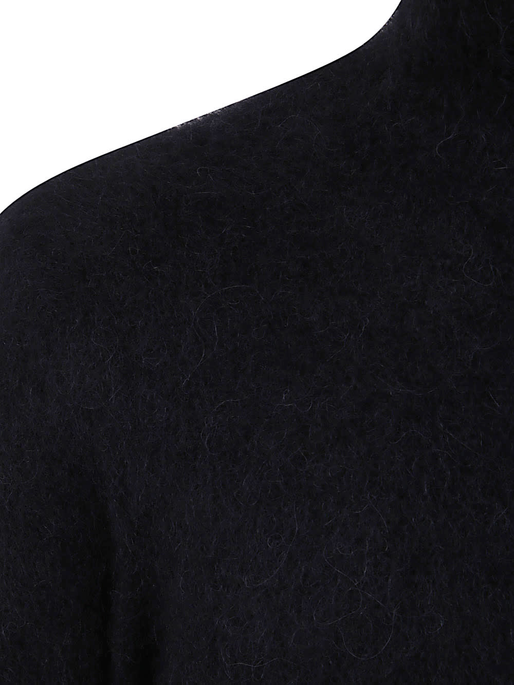 Shop Ami Alexandre Mattiussi Classic Brushed Sweater In Black