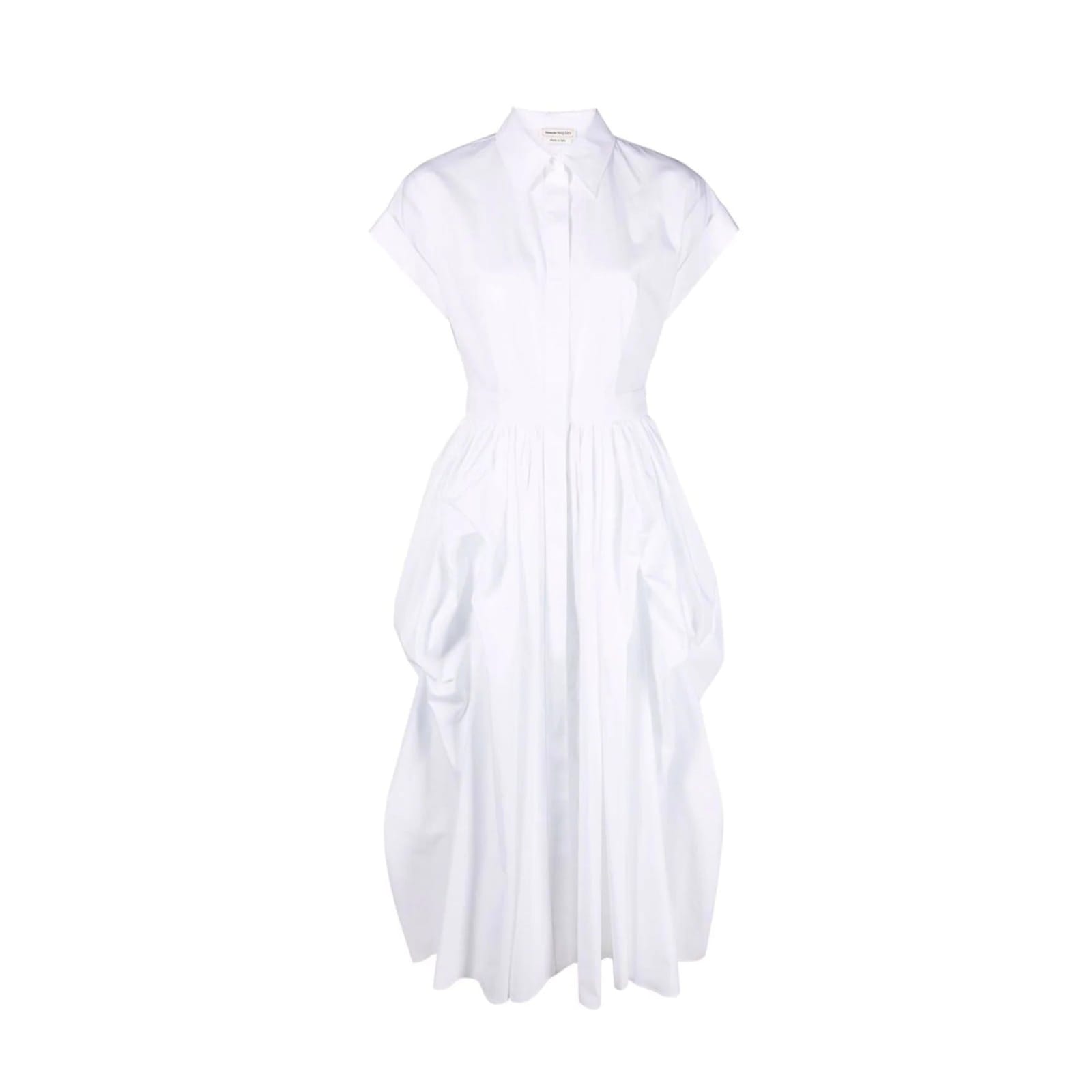 Alexander McQueen Cotton Midi Dress