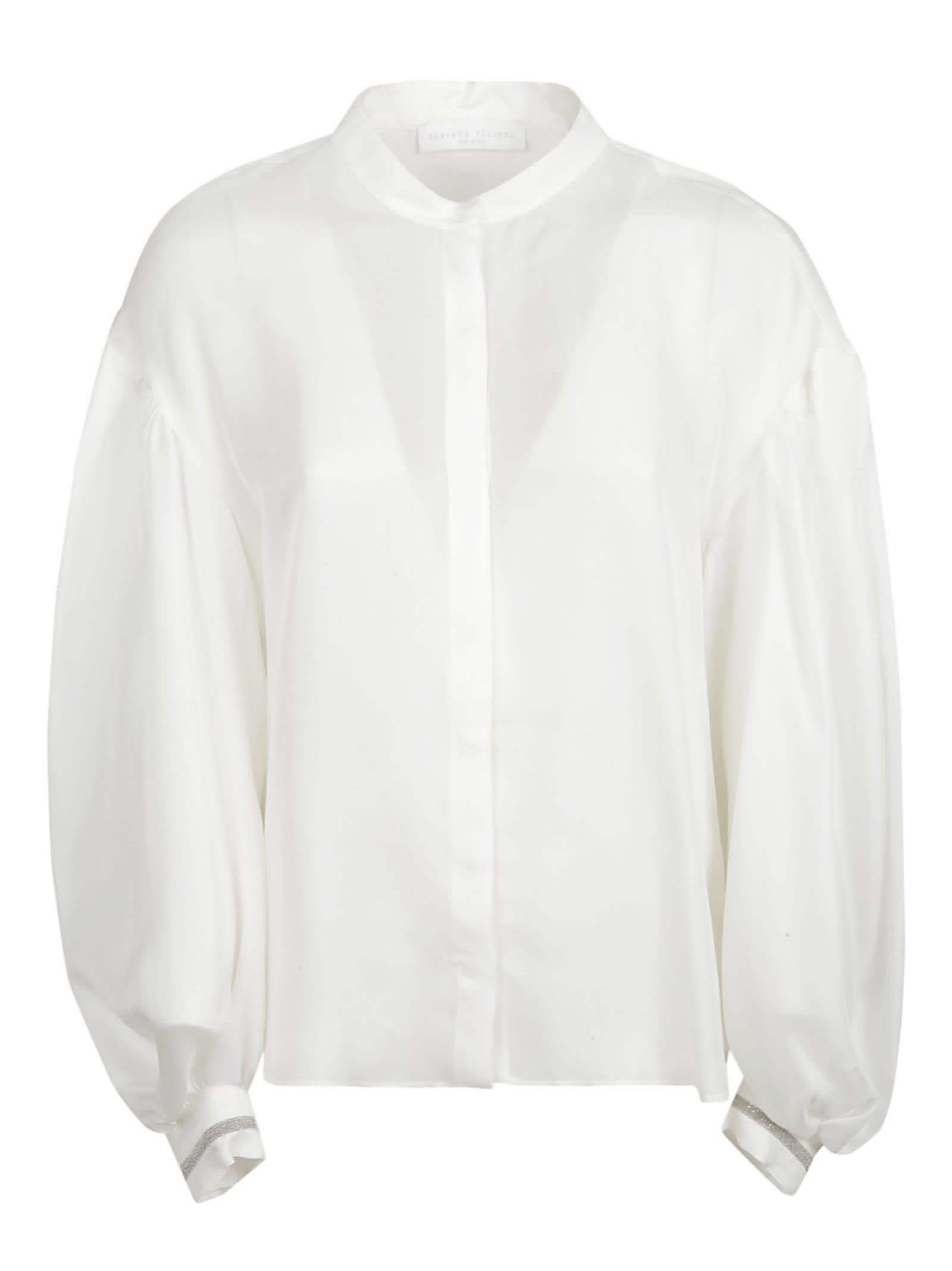 Fabiana Filippi Round Collar Long-sleeved Shirt