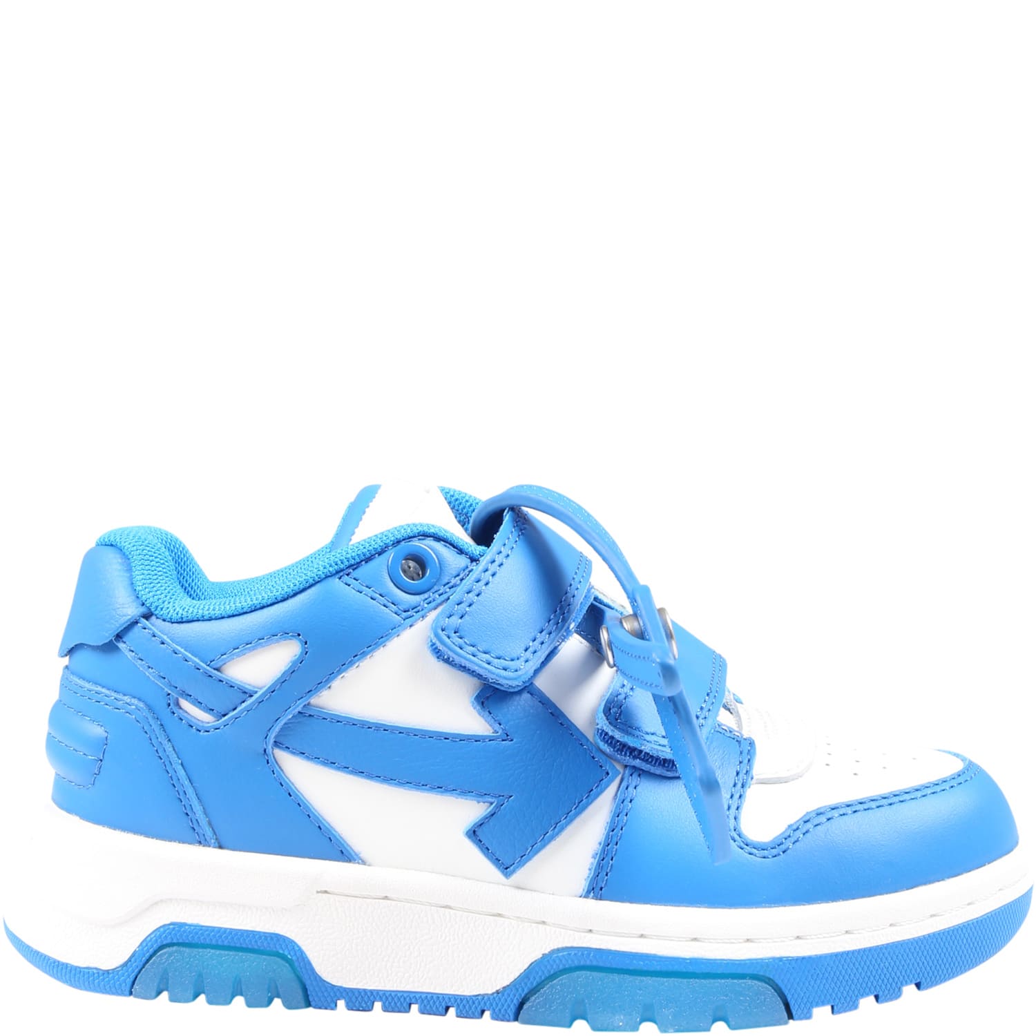Off-White Multicolor out Of Office Sneakers For Boy