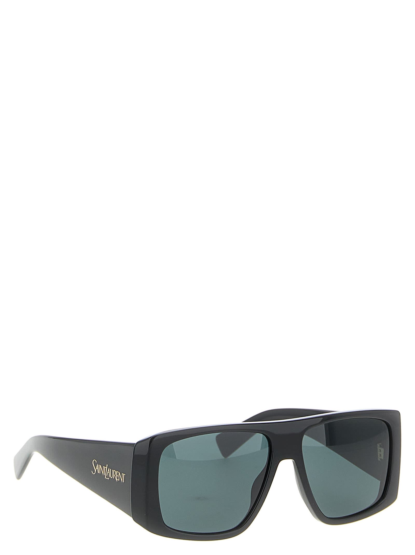 Saint Laurent Mask-frame Acetate Sunglasses In Multi