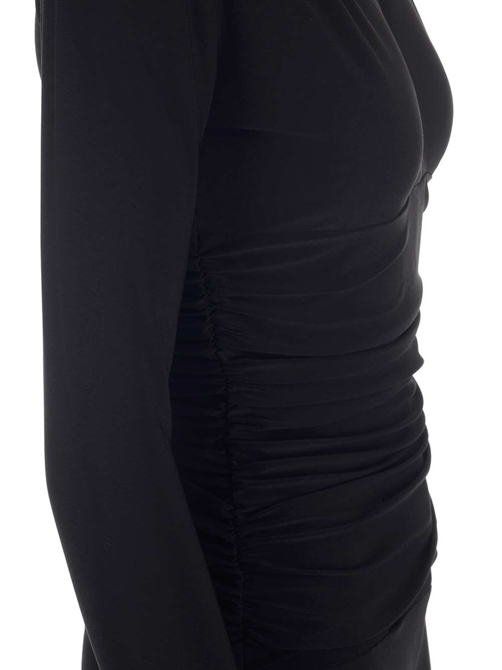 Shop Norma Kamali Jersey Jumpsuit With Long Sleeves