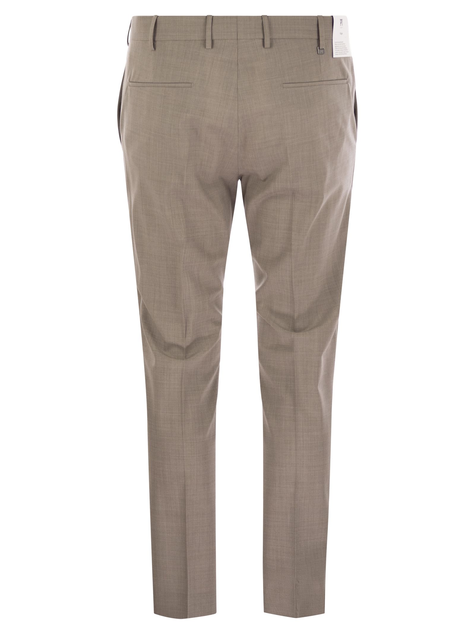 Pt Torino Dieci Pants Beige In Rope