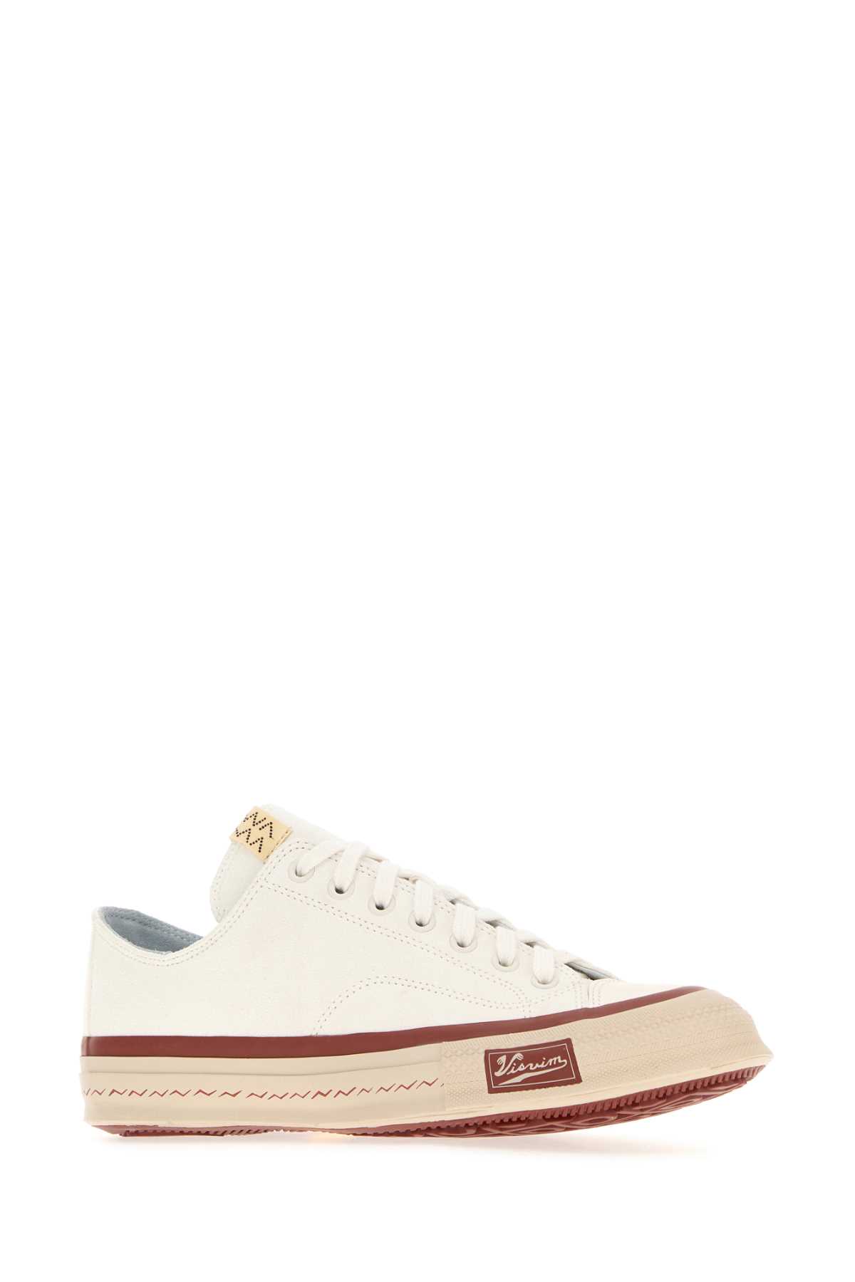Visvim White Suede Skagway Sneakers In White