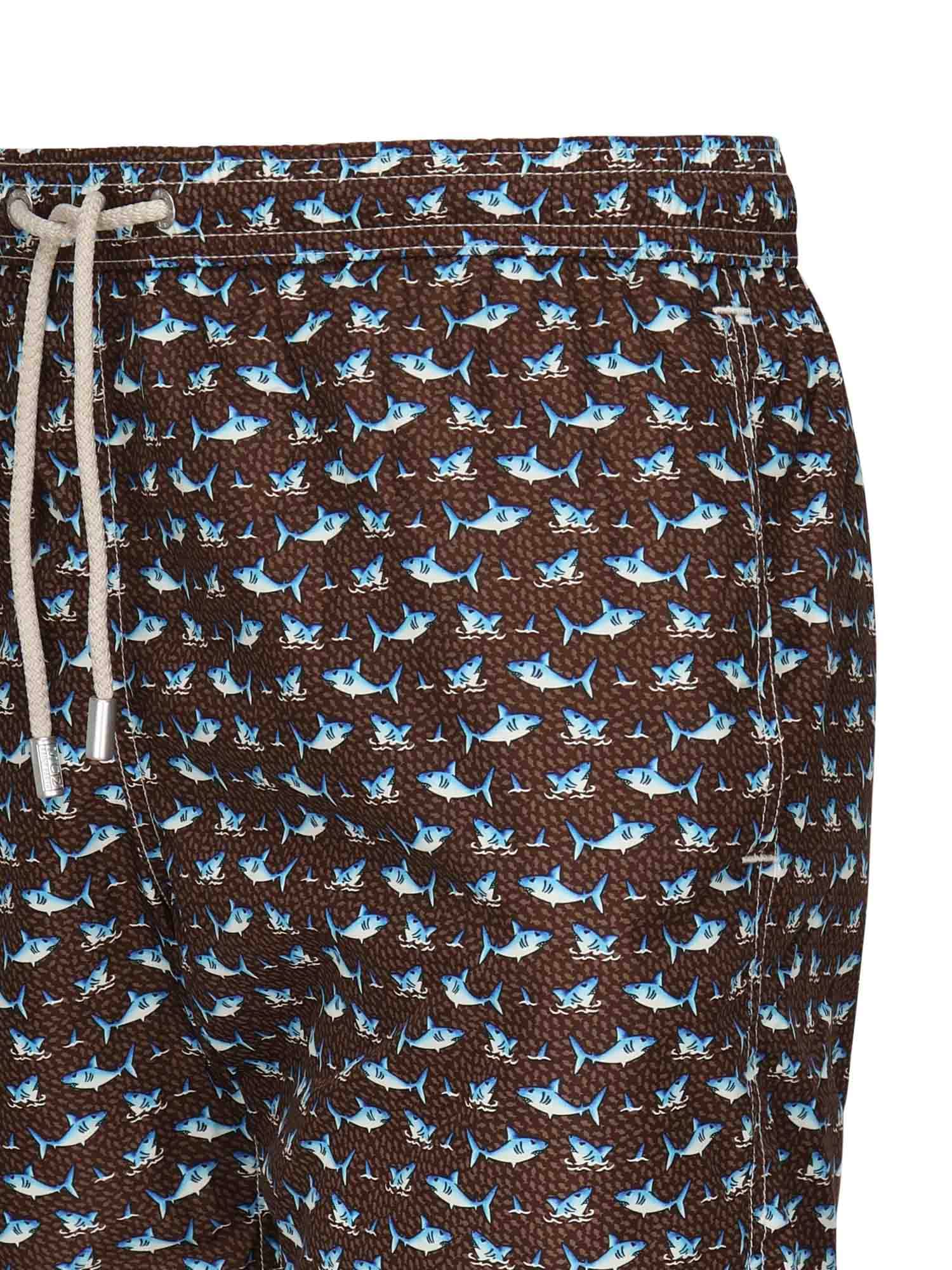 Mc2 Saint Barth Lighting Micro Fantasy Ultralight Swim Short Clothing In Multi