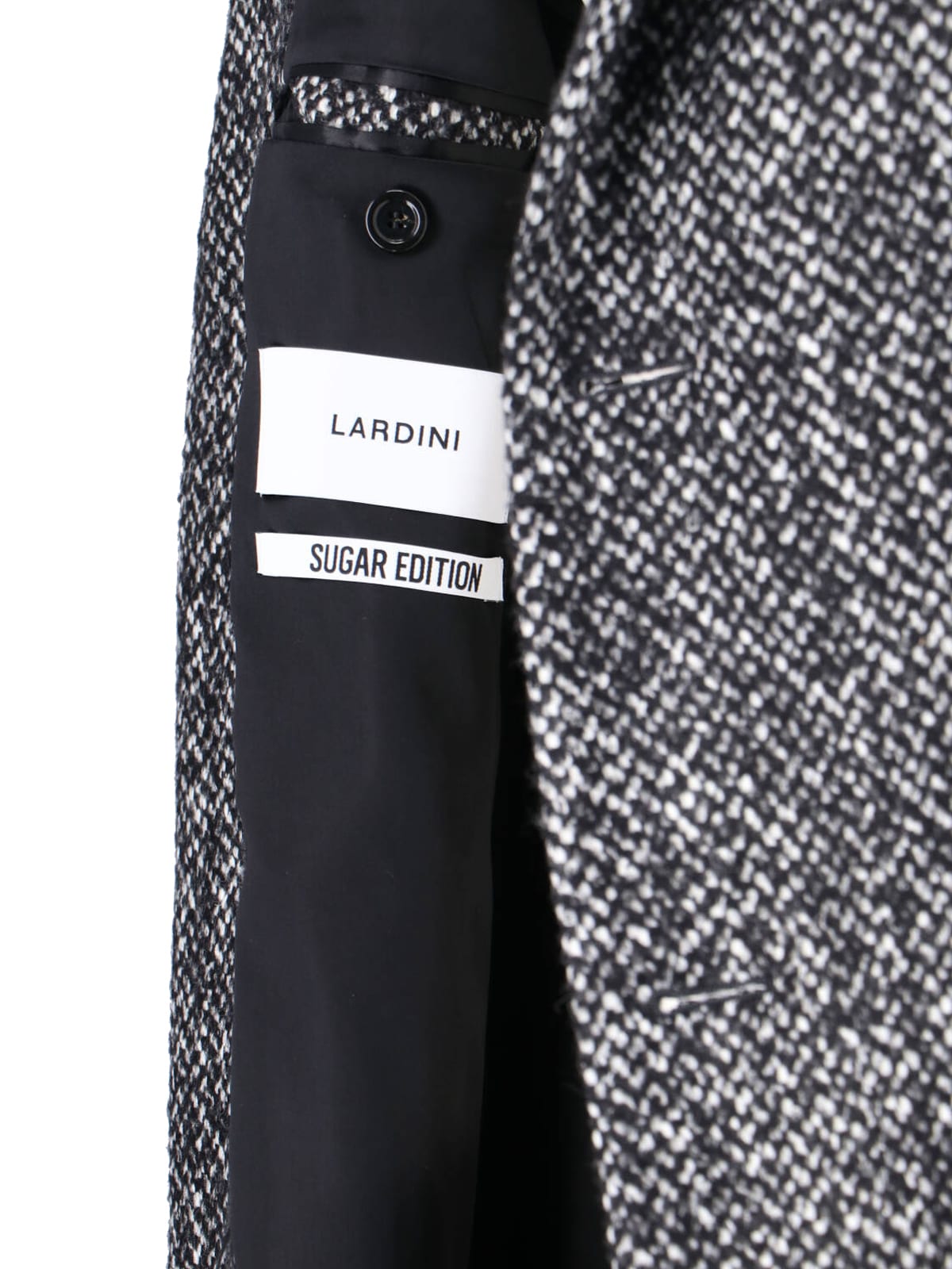 Lardini Single-breasted Wool Coat In Gray