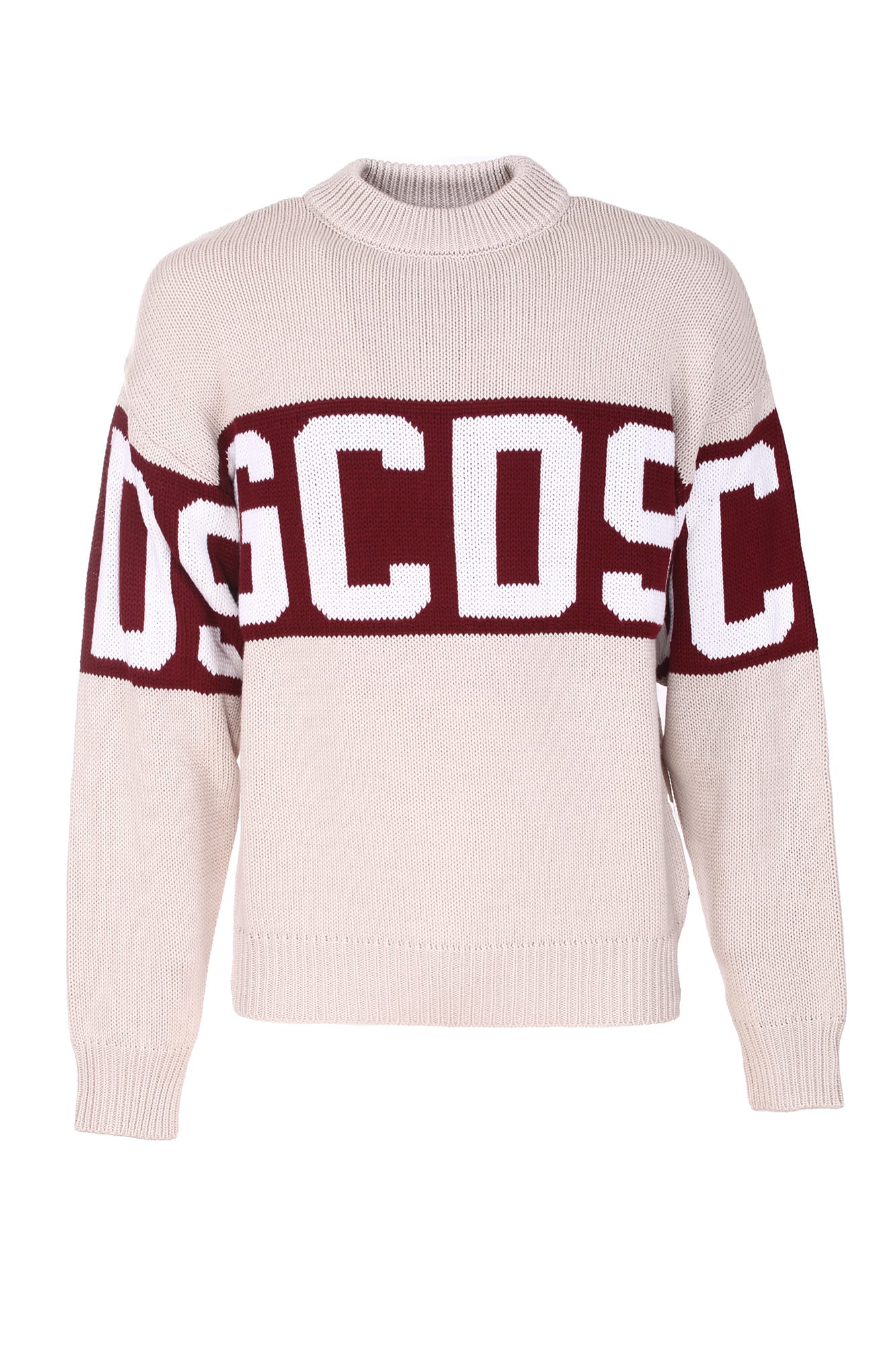 GCDS Stockinette wool sweater