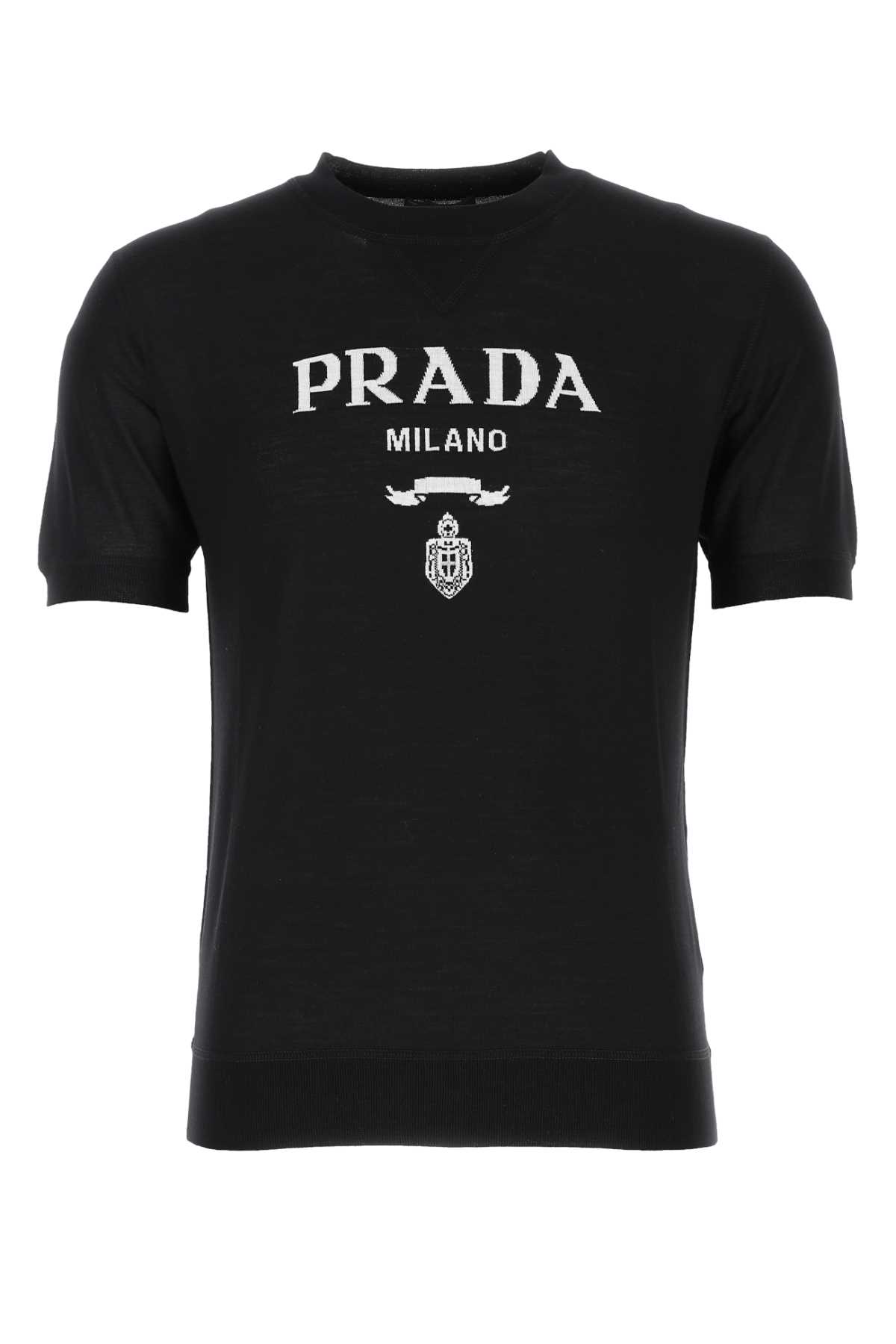 Prada Black Wool T-shirt