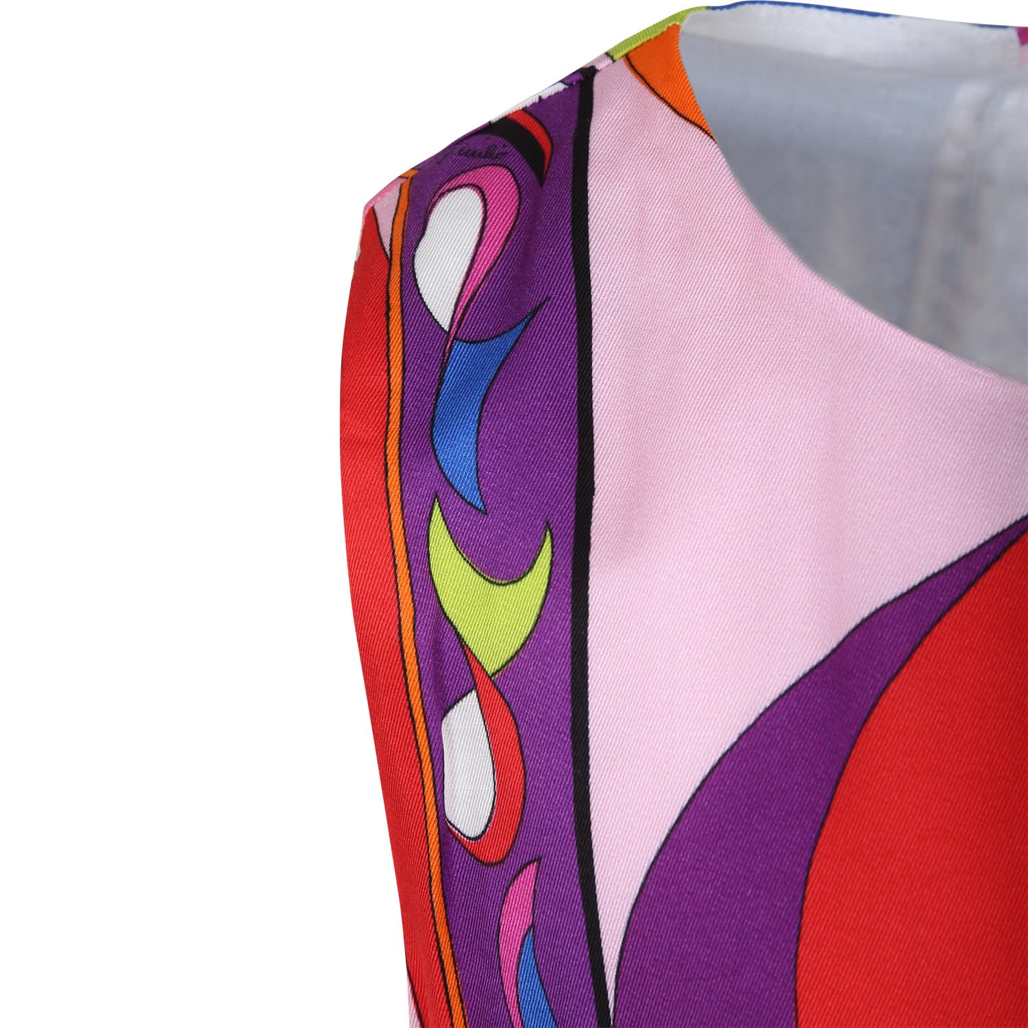 Shop Pucci Multicolor Dress For Girl