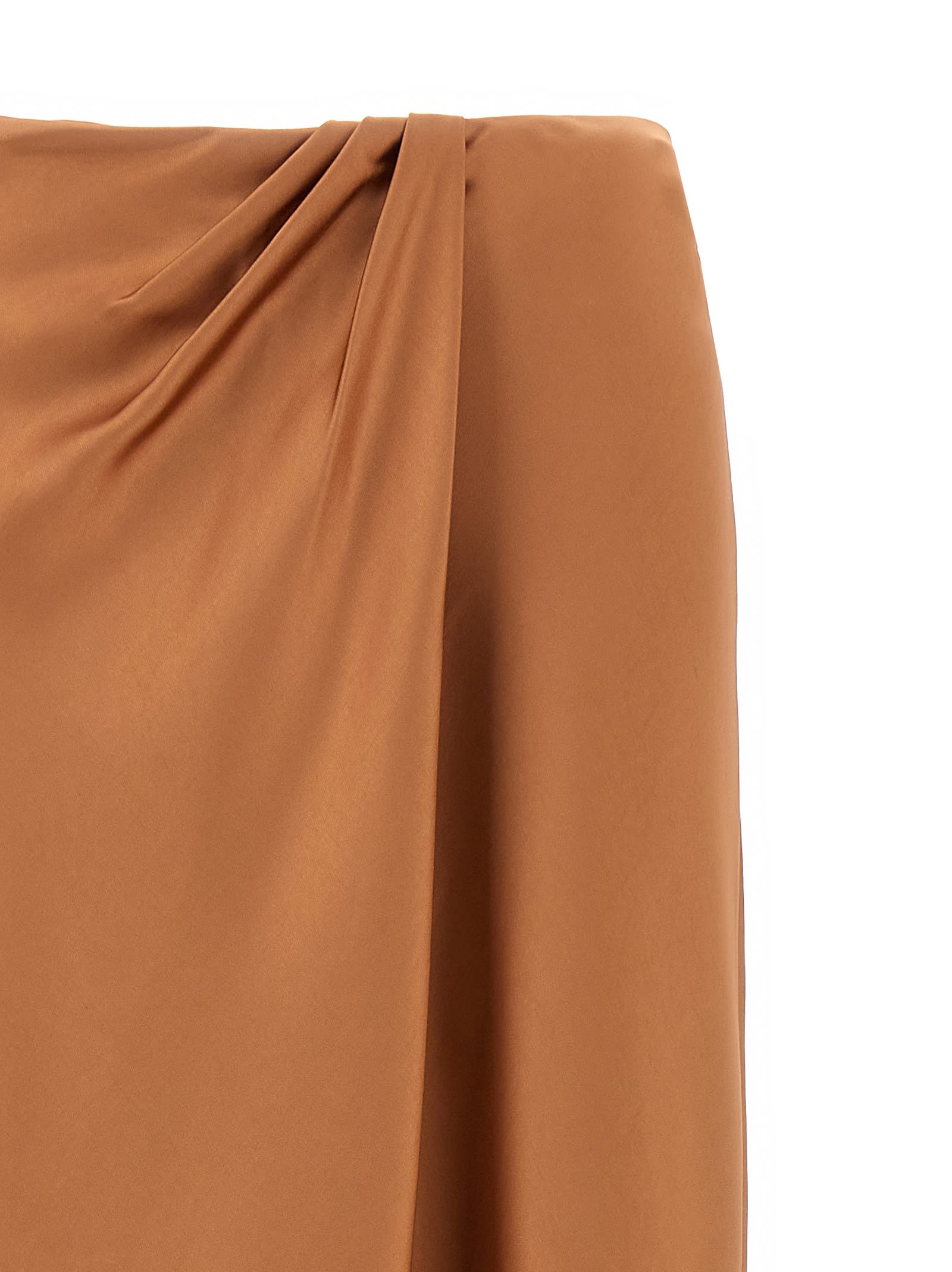 Shop Pinko Conversione Skirt  In Brown