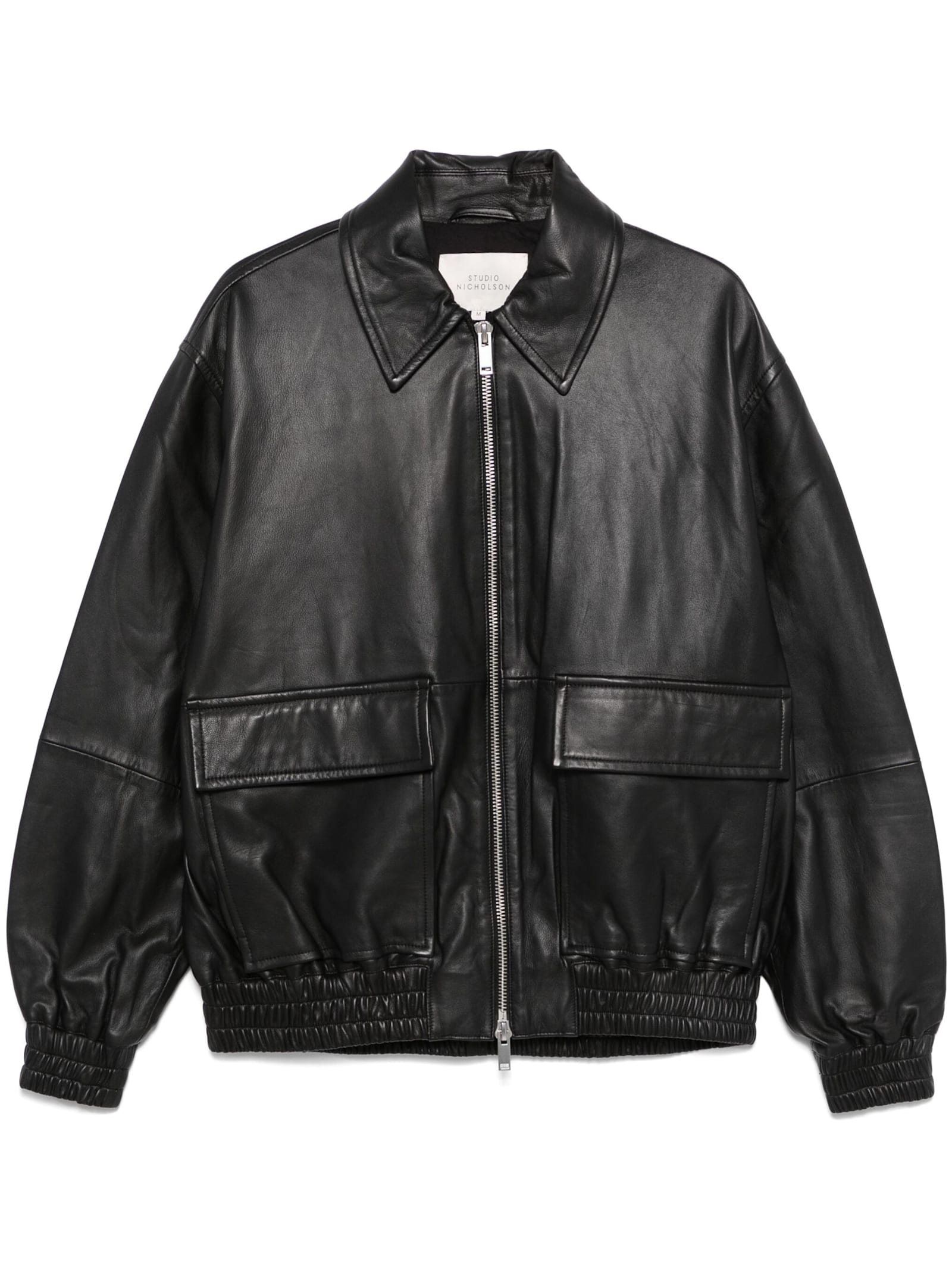 Leather Bomber Jacket