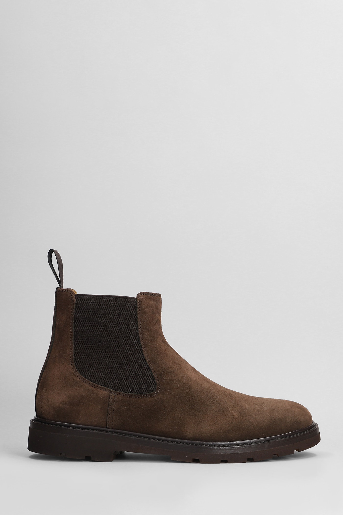 Shop Henderson Baracco Ankle Boots In Brown Suede