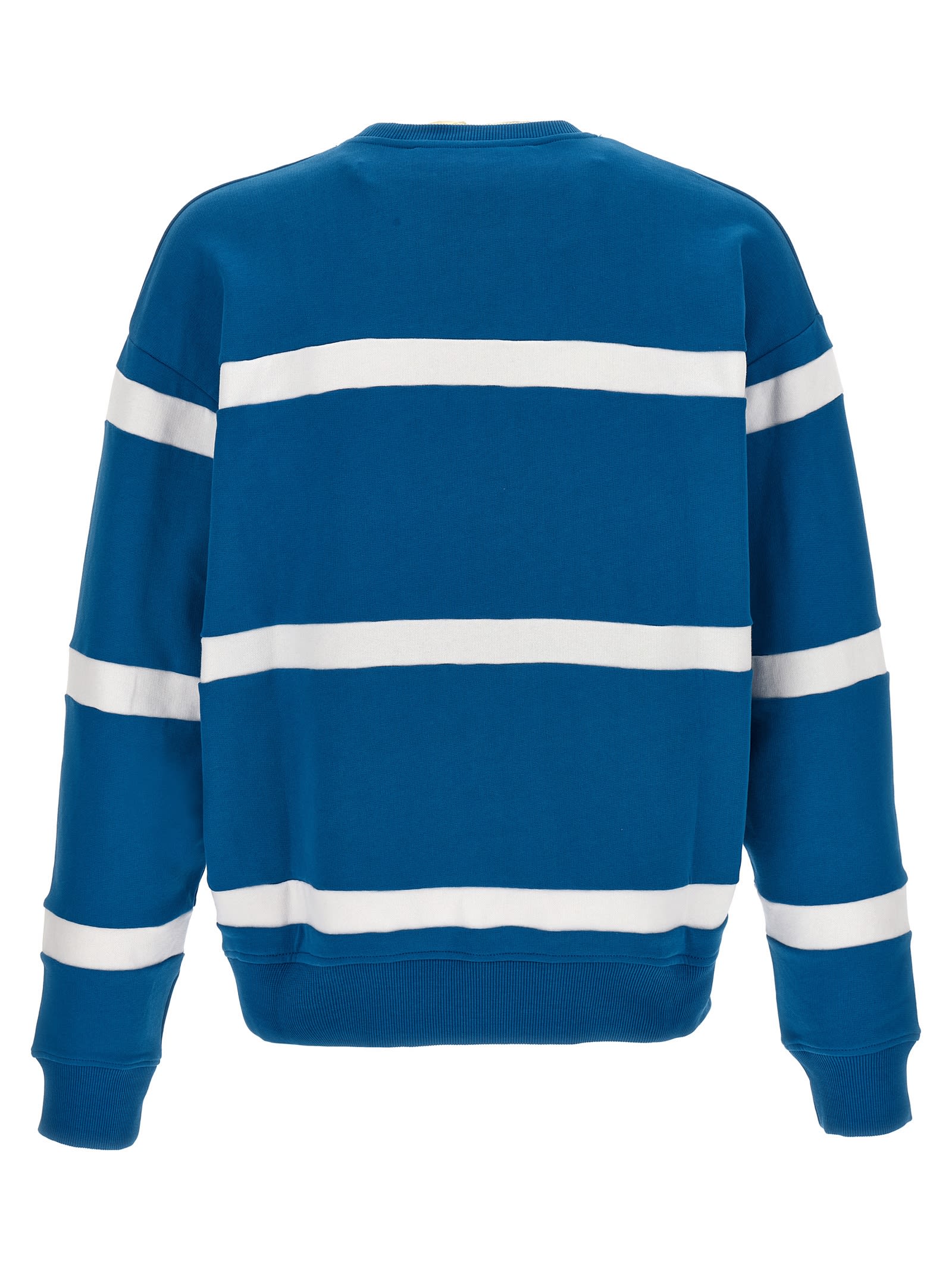 Shop Jw Anderson Striped Sweatshirt In Multicolor