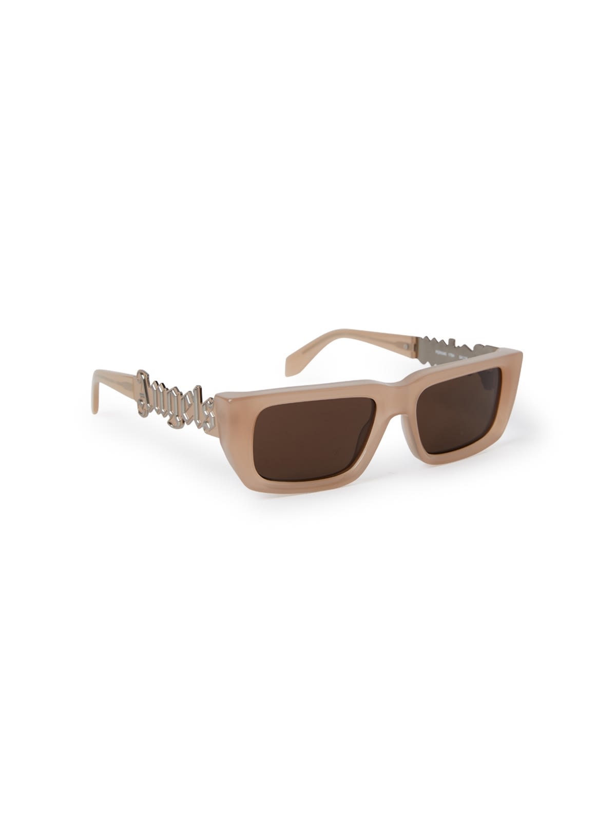 Shop Palm Angels Peri040 Milford Sunglasses In Nude