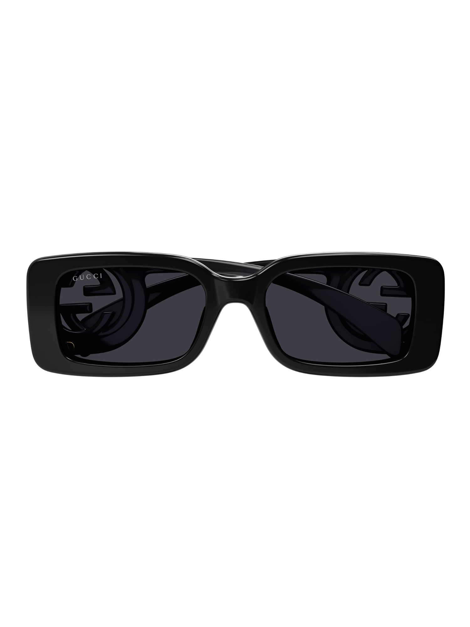 Shop Gucci Gg1325s Sunglasses In Black Black Grey