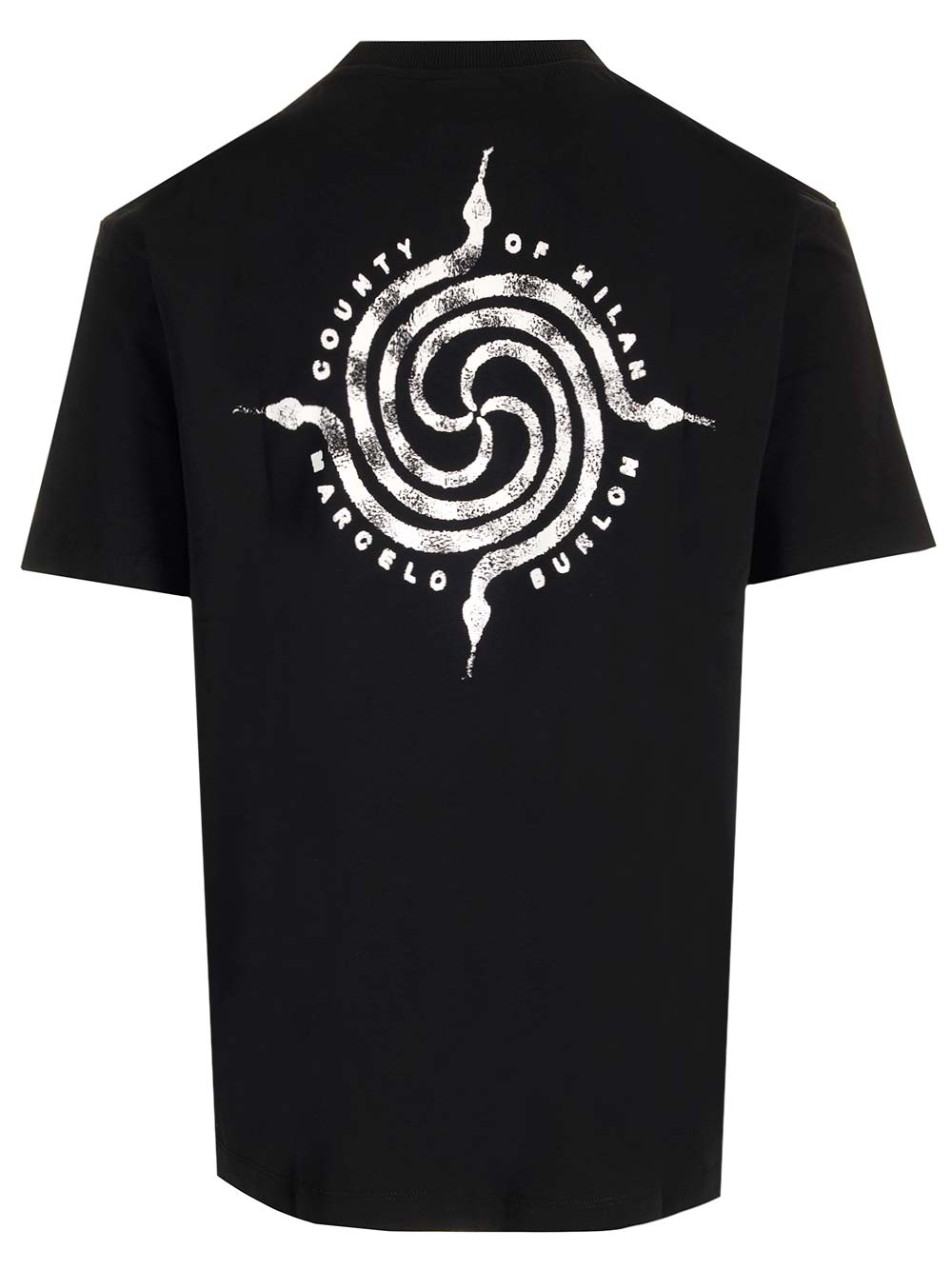 Shop Marcelo Burlon County Of Milan Vertigo Snake T-shirt In Black