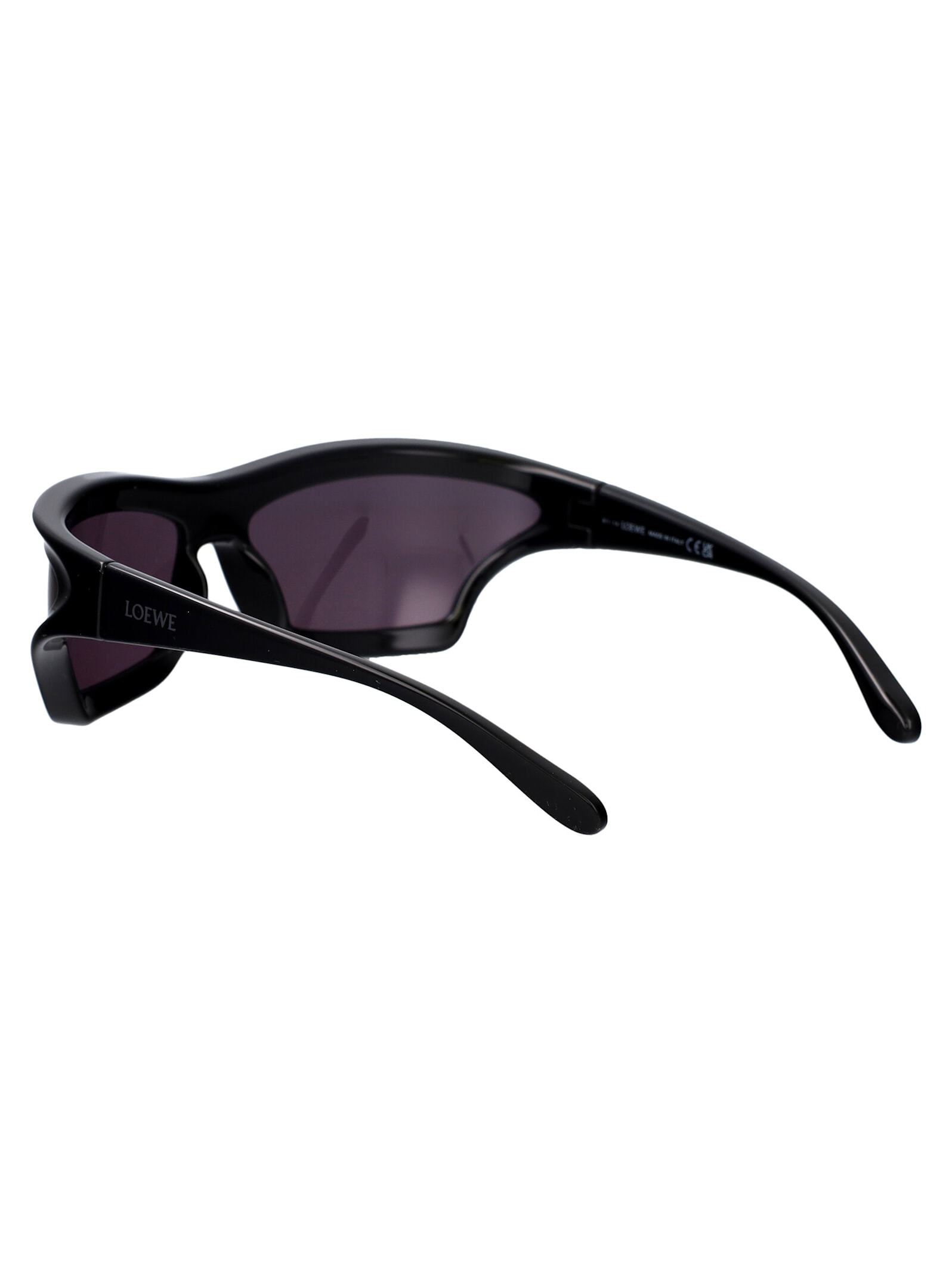 Shop Loewe Signature Sunglasses In Black