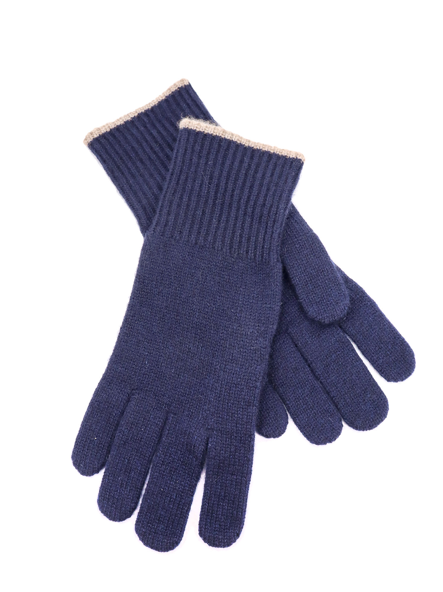 Shop Brunello Cucinelli Gloves In Blue