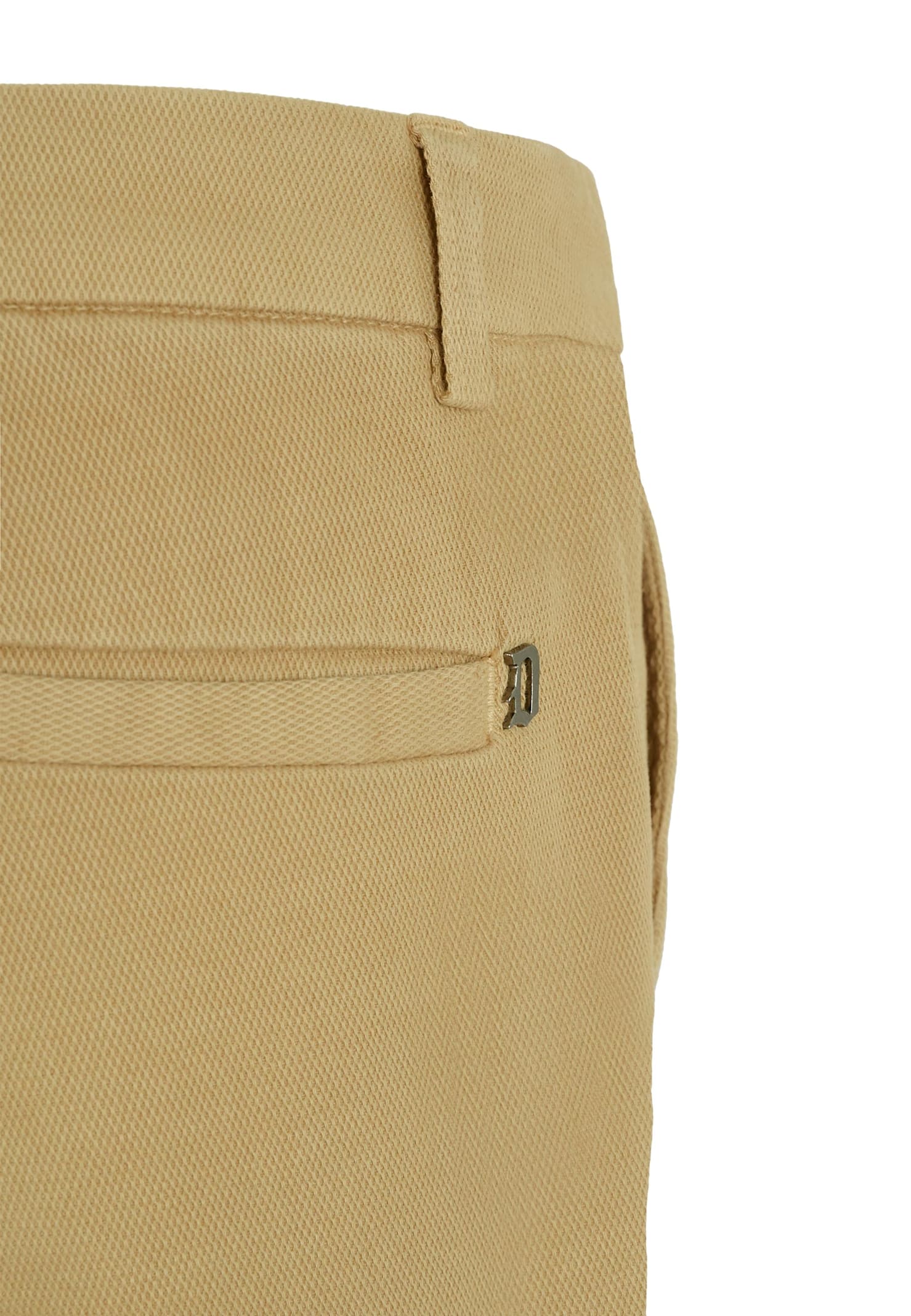 Dondup Buttoned Casual Trousers In Neutral
