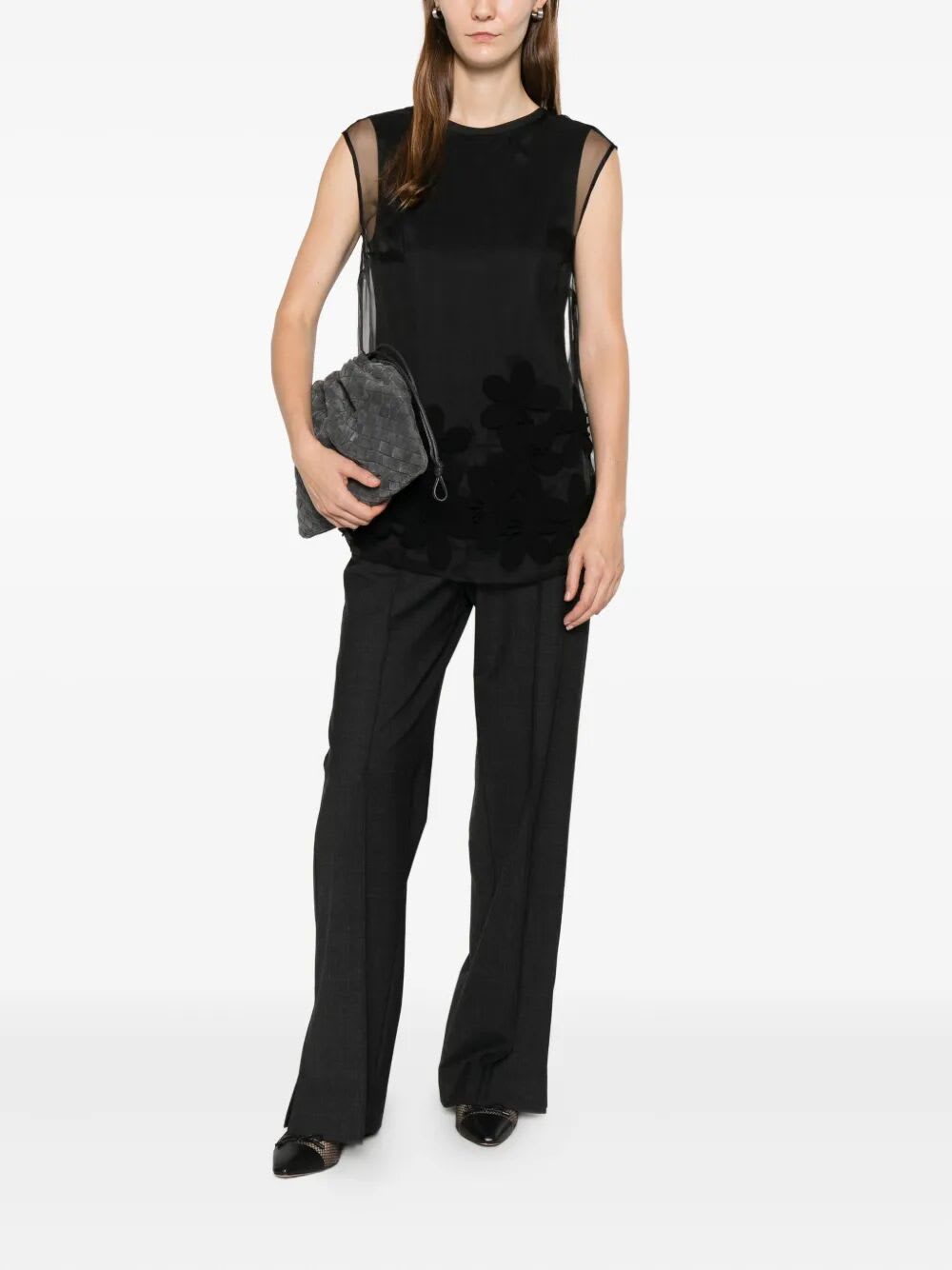 Liviana Conti Partenepe Blouse In Gray