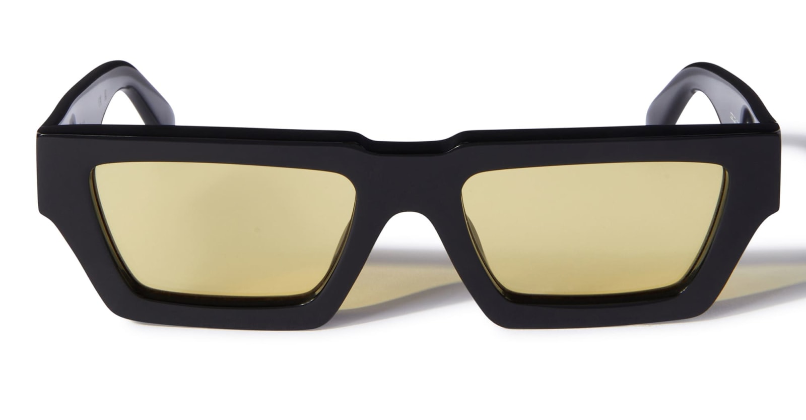 Shop Off-white Manchester - Black / Yellow Sunglasses