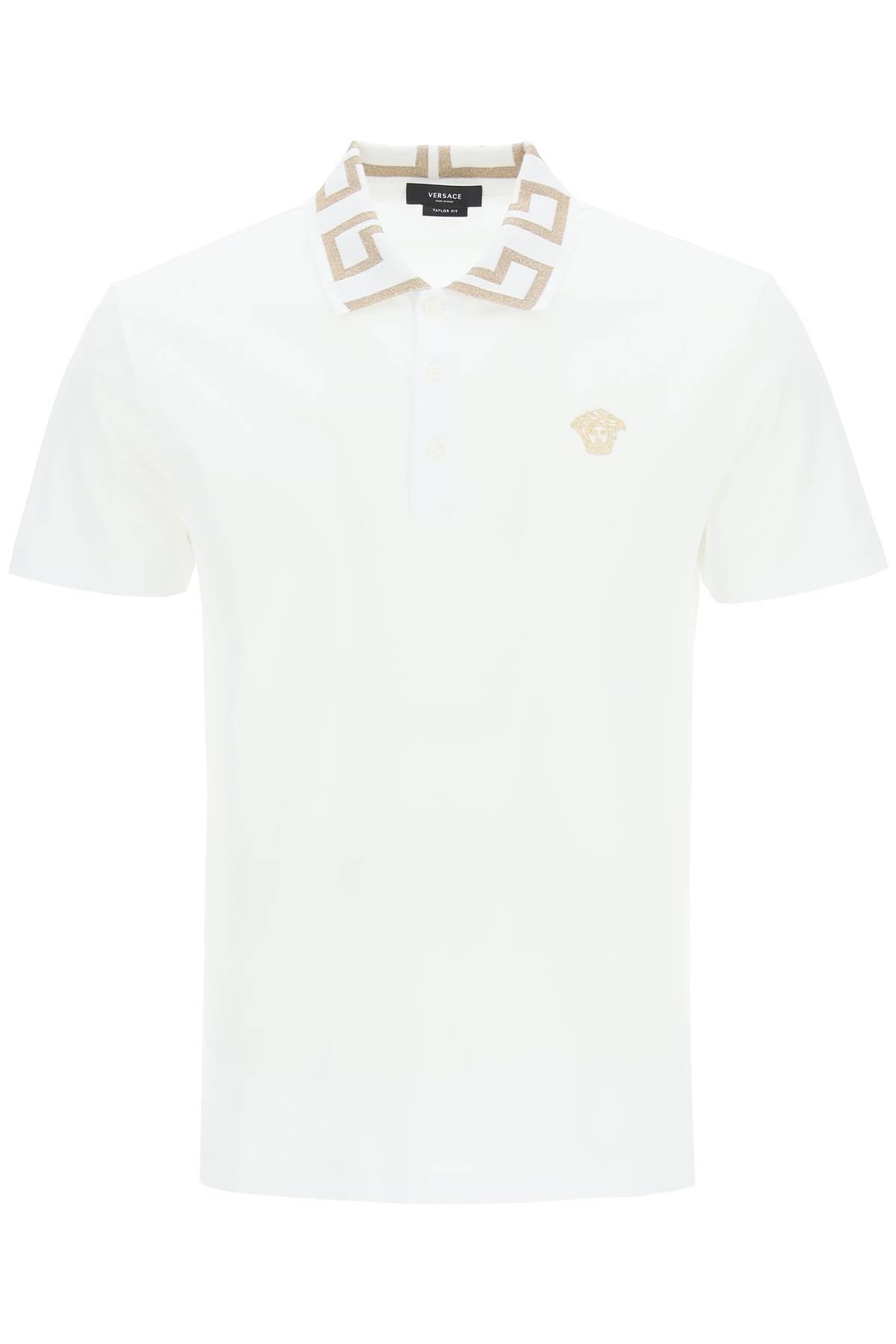 White greca Polo Shirt