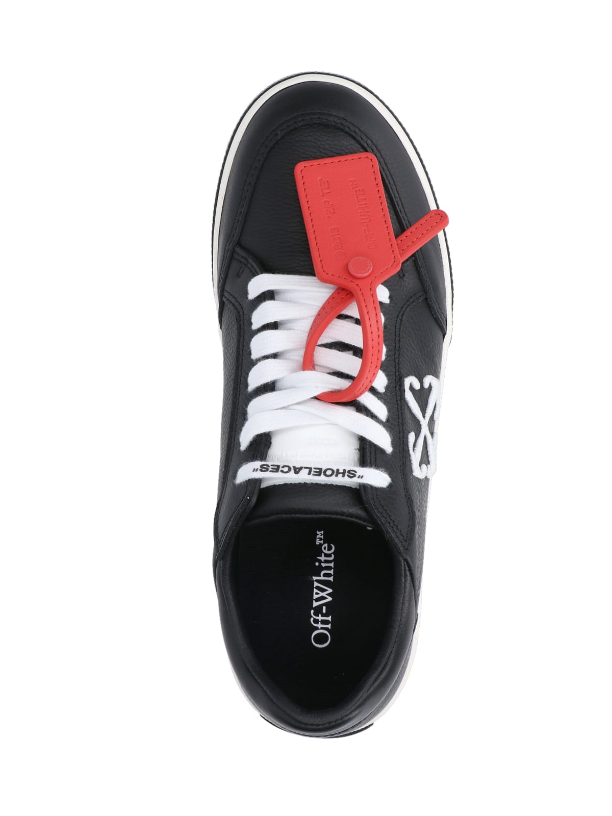 Shop Off-white New Vulcanized Low-top Sneakers In Black