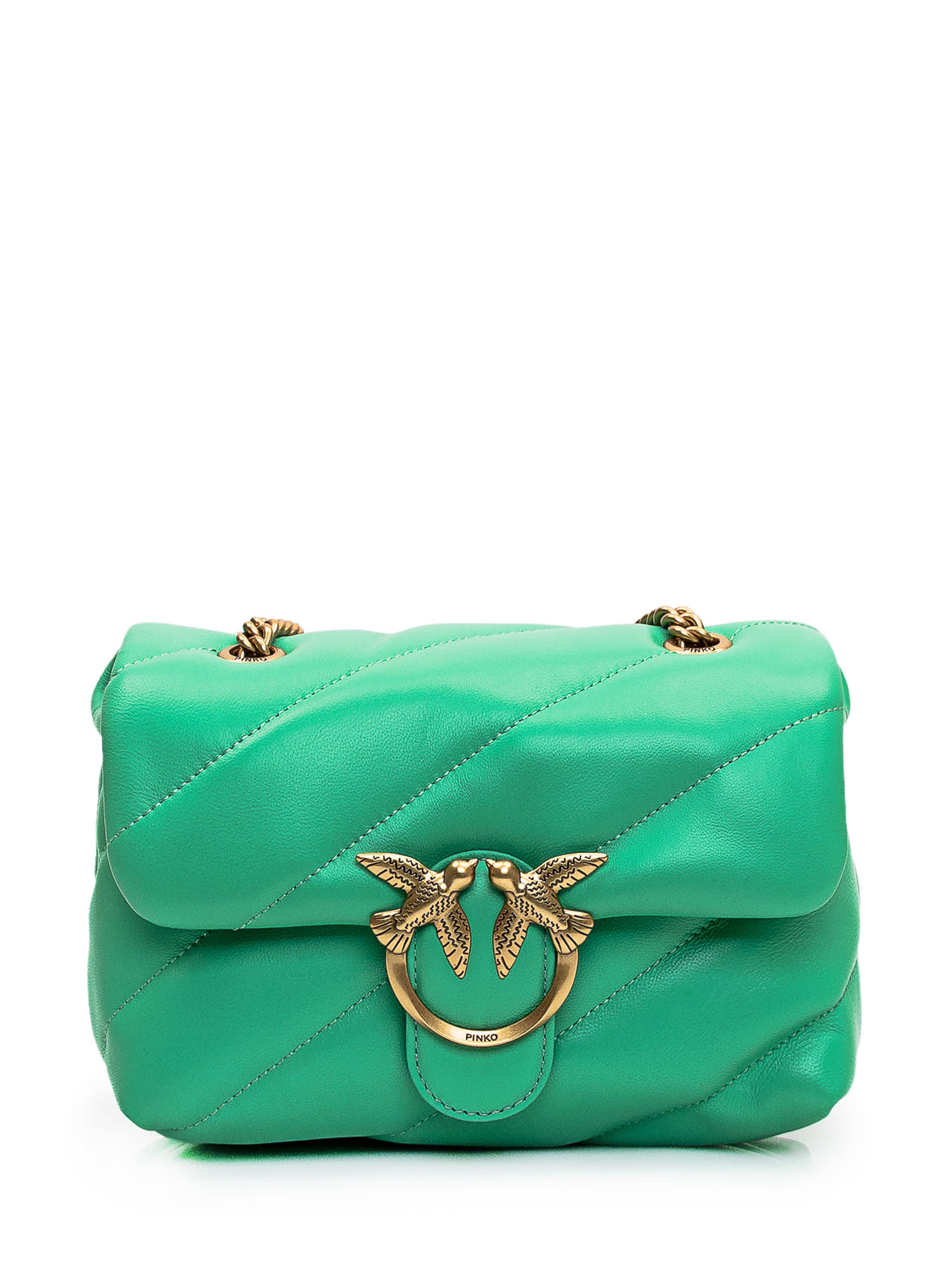 Pinko Love Puff Mini Bag In Green