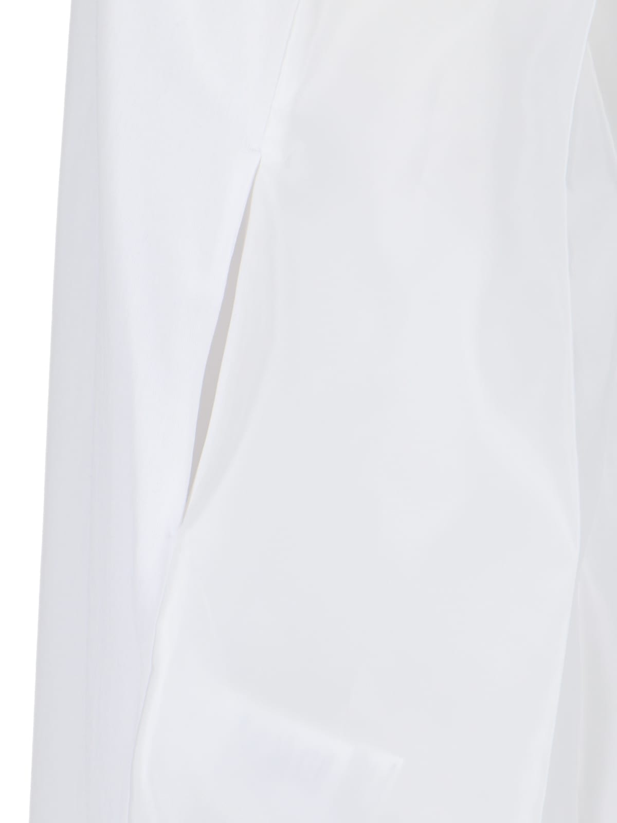 Shop Sacai Sleeveless Mini Dress In White